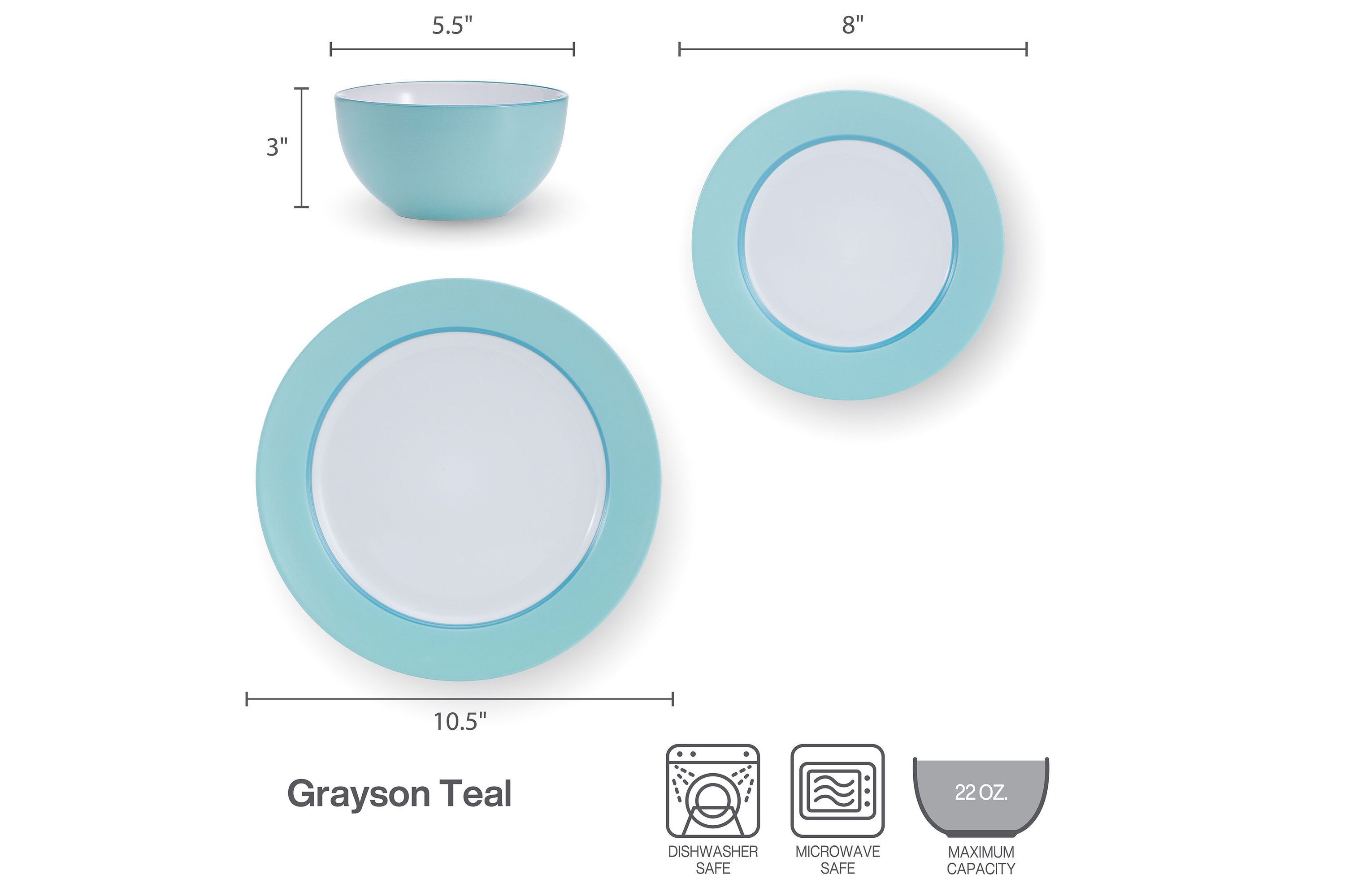 Grayson 12-pc Dinnerware Set, Service for 4