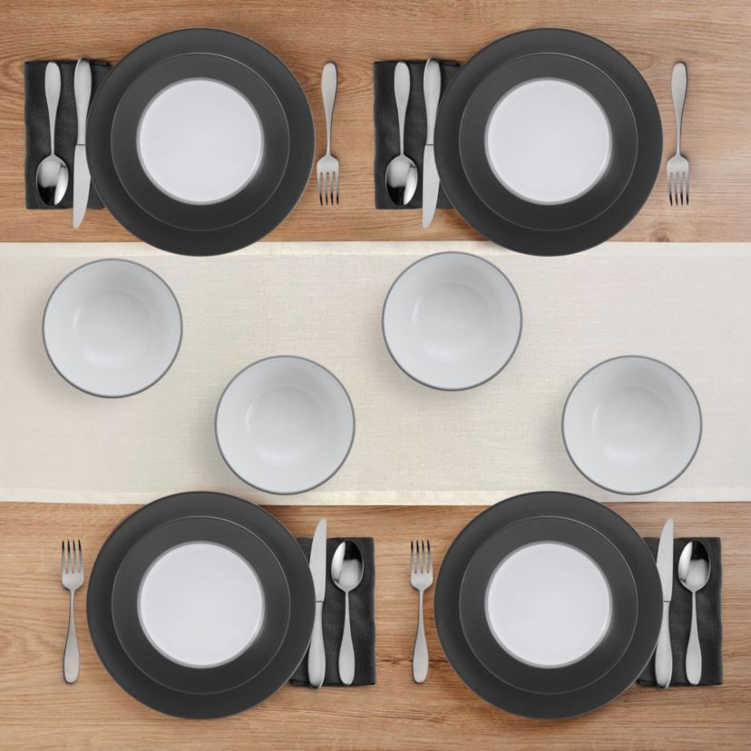 Grayson 12-pc Dinnerware Set, Service for 5