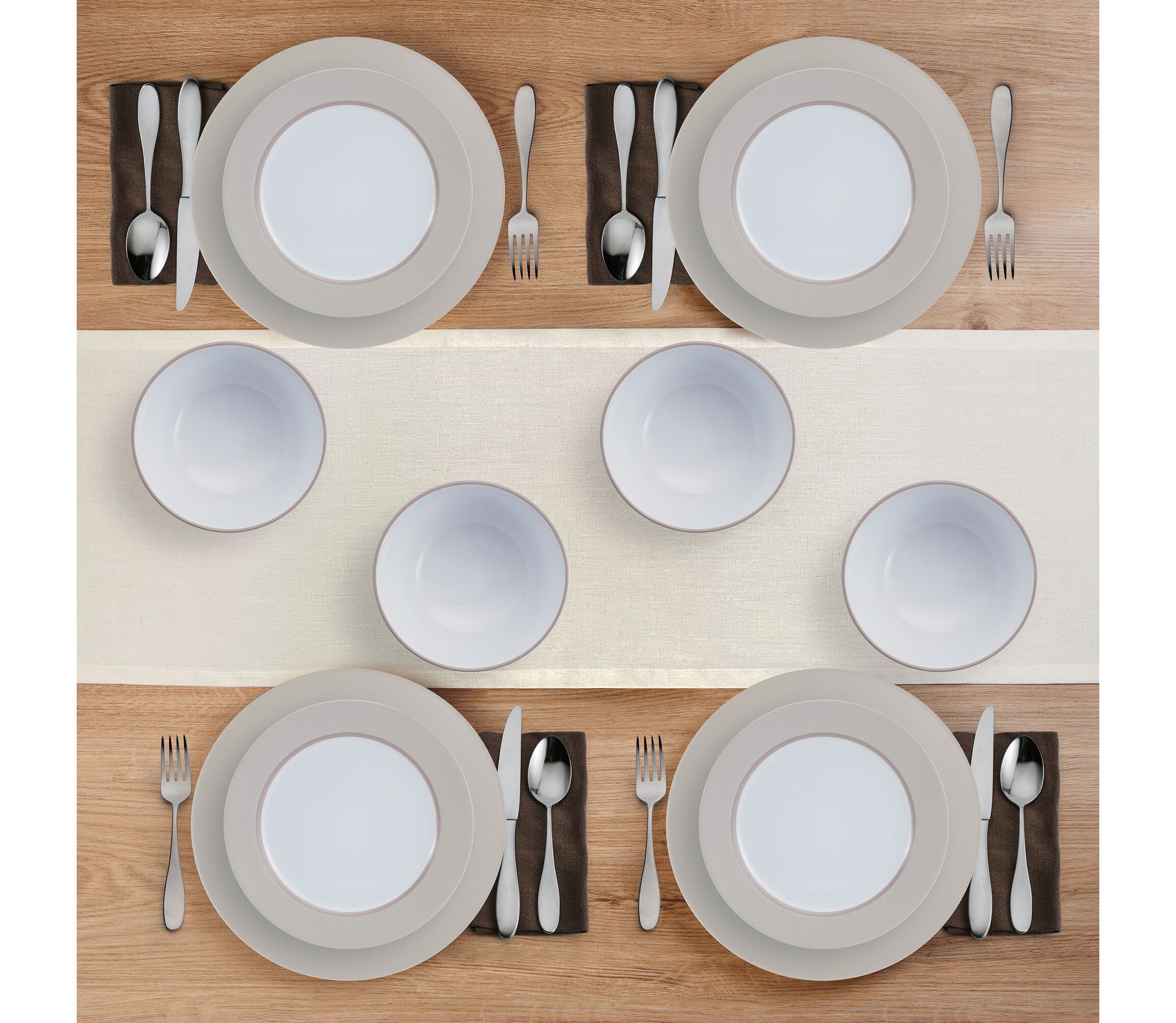 Grayson 12-pc Dinnerware Set, Service for 6