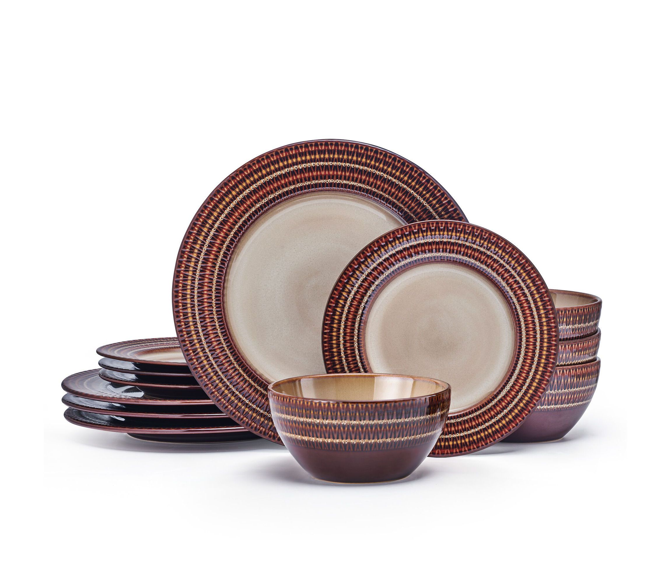 Skylar 12-pc Dinnerware Set, Service for 4