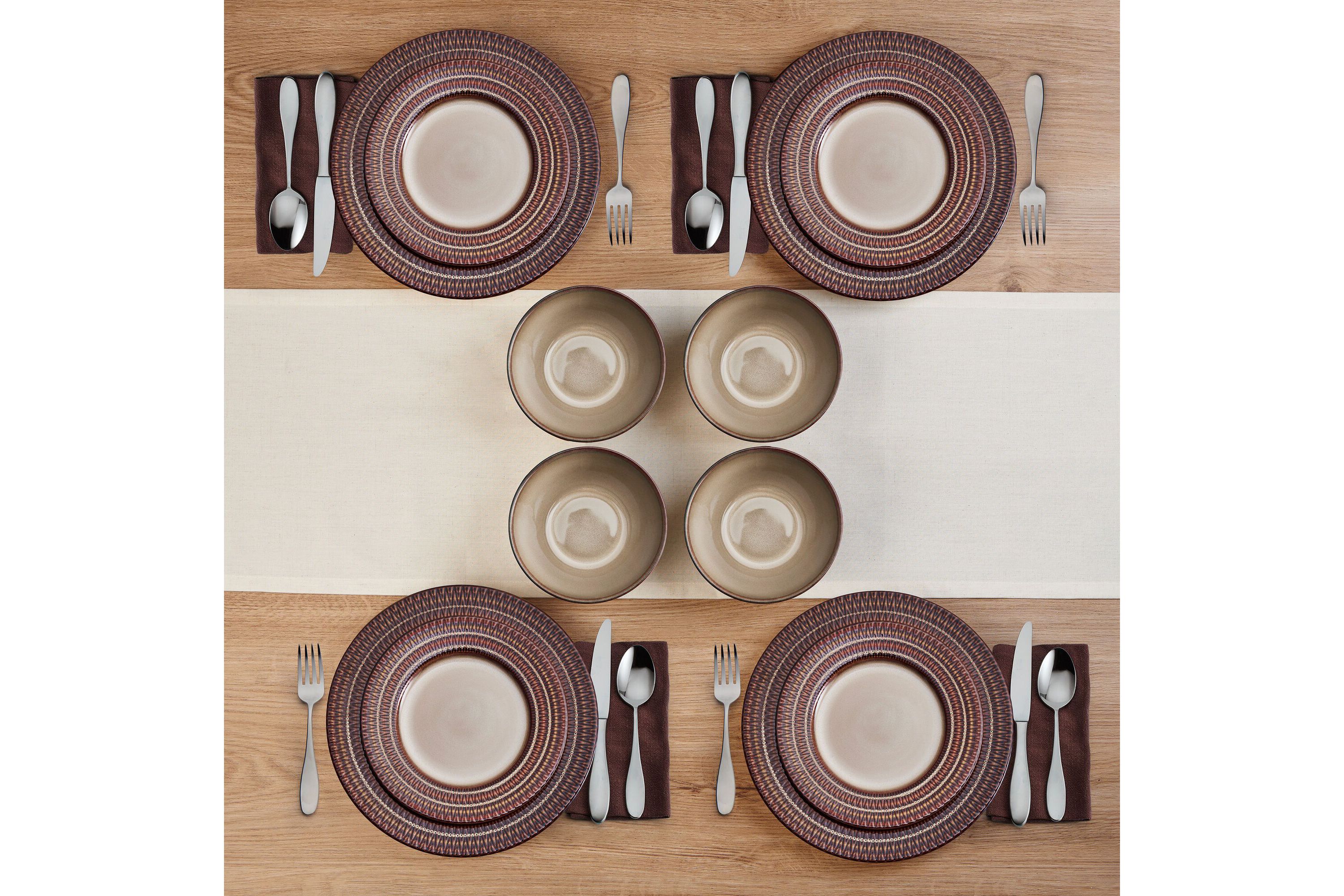 Skylar 12-pc Dinnerware Set, Service for 4