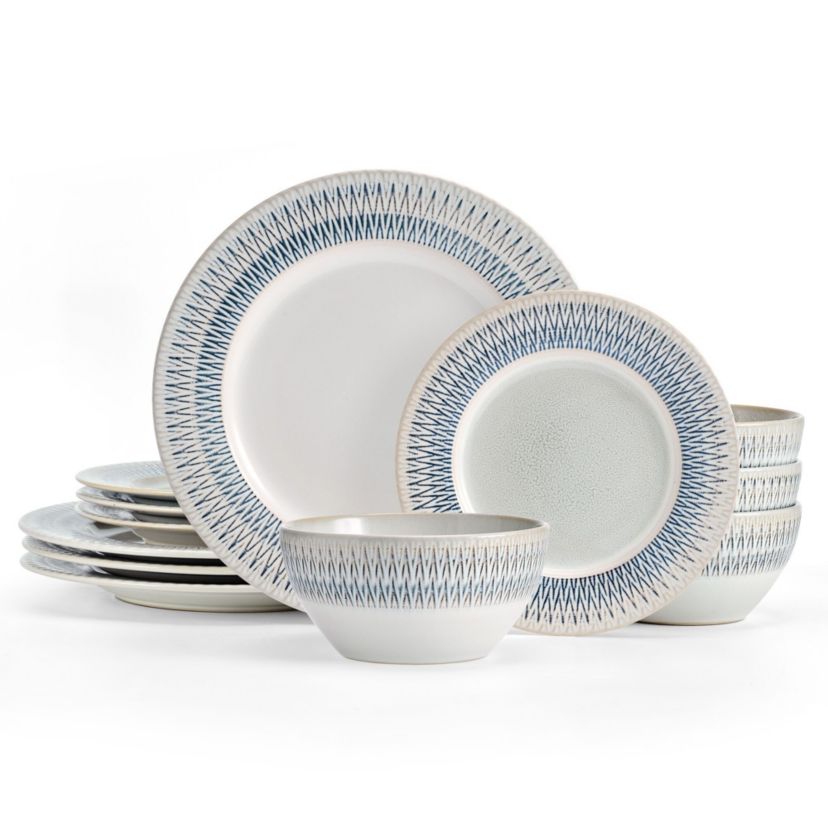 Casey 12-pc Dinnerware Set, Service for 4