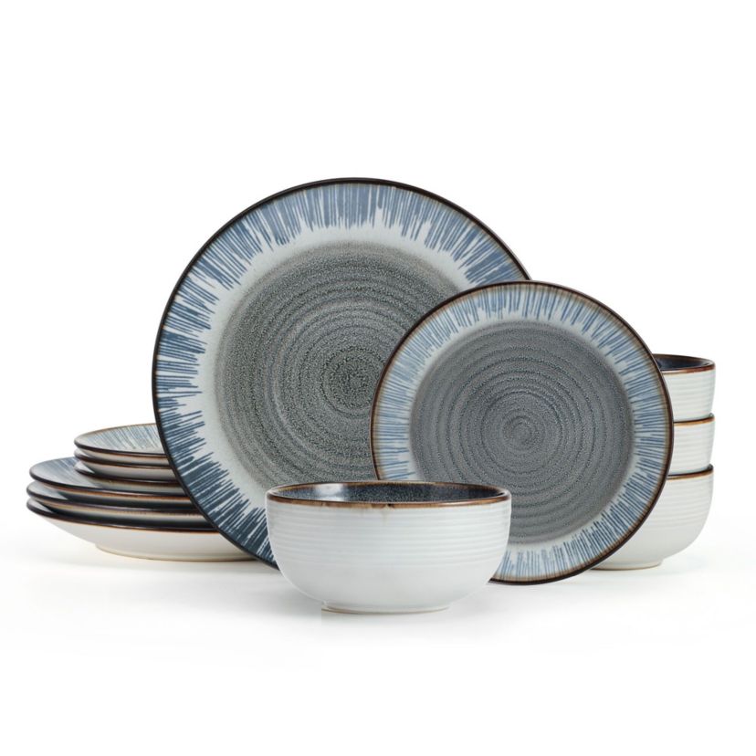 Jaimie 12-pc Dinnerware Set, Service for 4