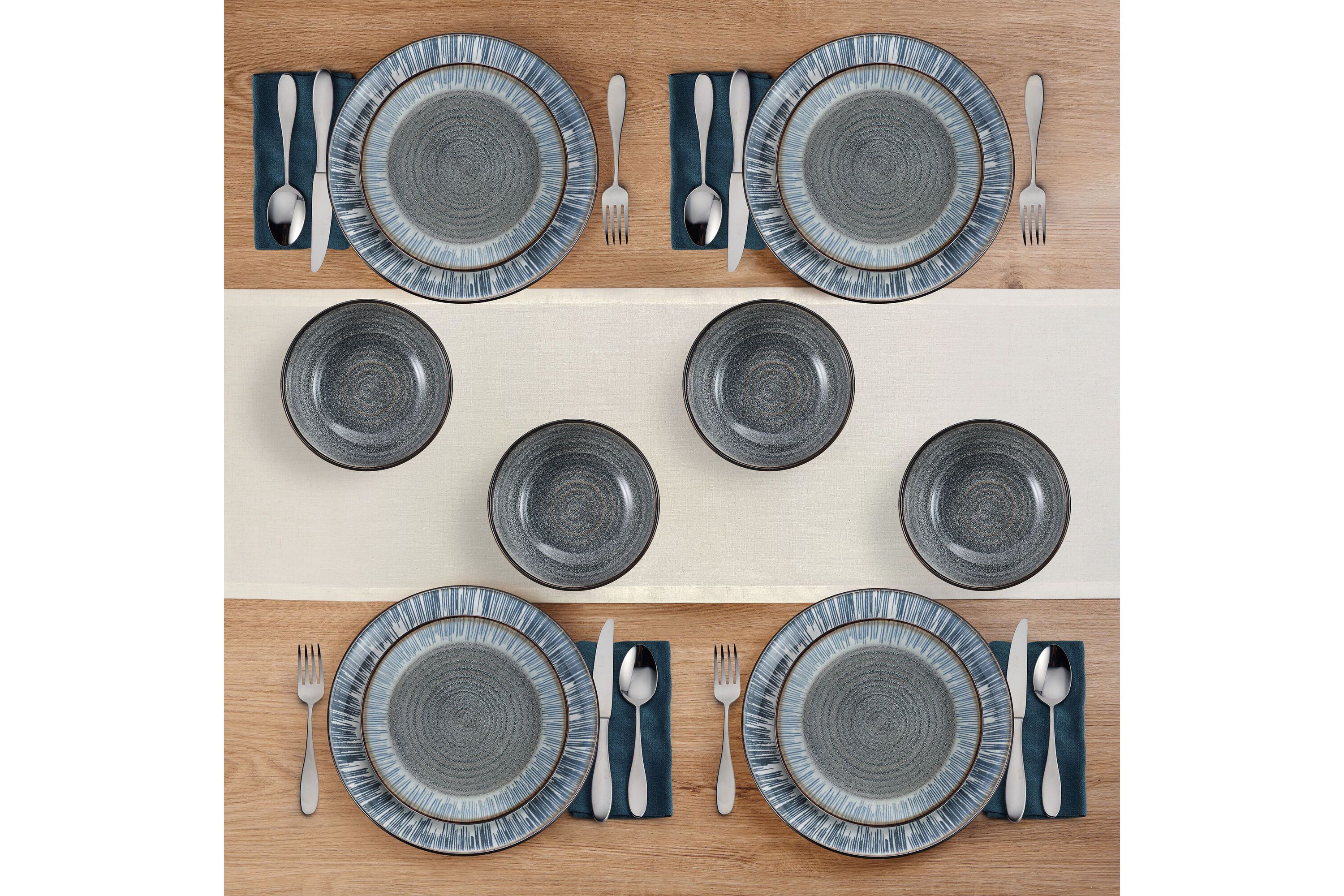 Jaimie 12-pc Dinnerware Set, Service for 4