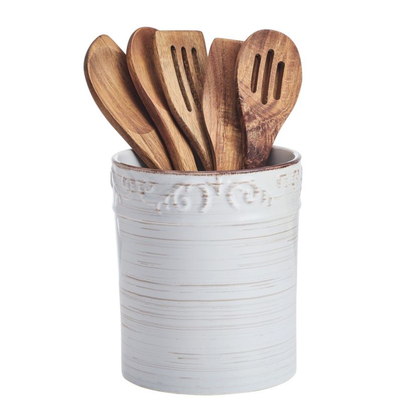 Trellis Utensil Crock w/Tools