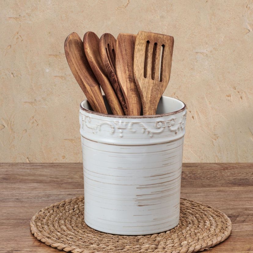 Trellis Utensil Crock w/Tools