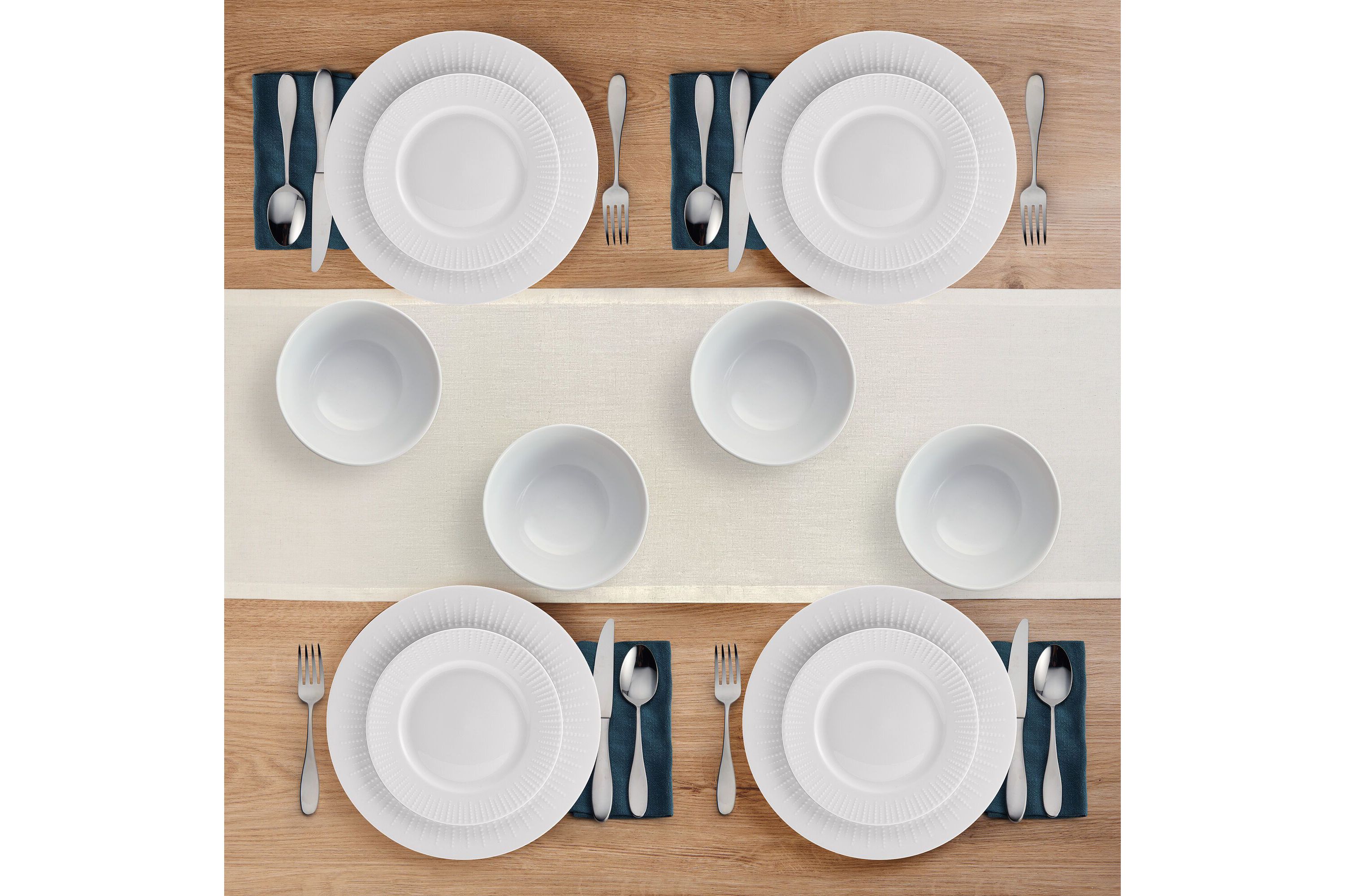 Cassie 12-pc Dinnerware Set, Service for 4
