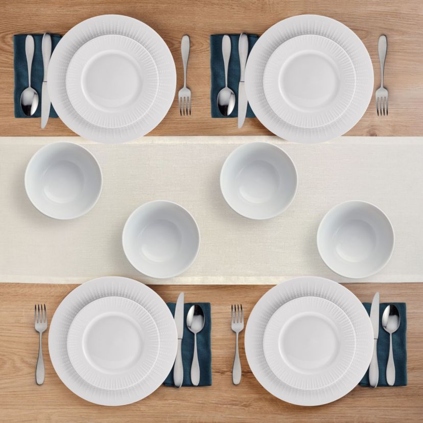 Cassie 12-pc Dinnerware Set, Service for 4
