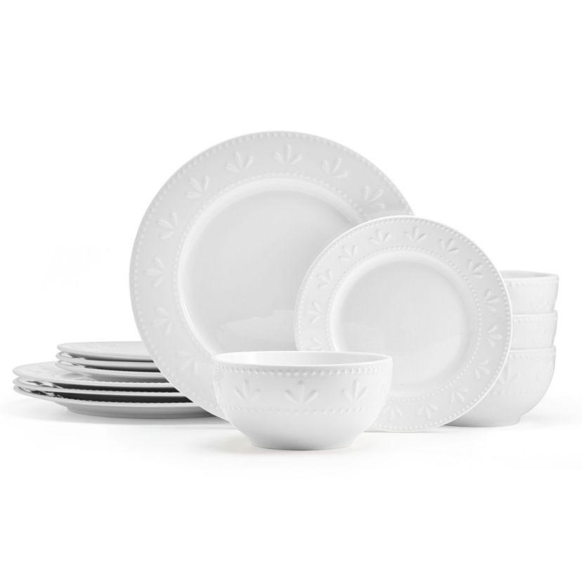Maddy 12-pc Dinnerware Set, Service for 4