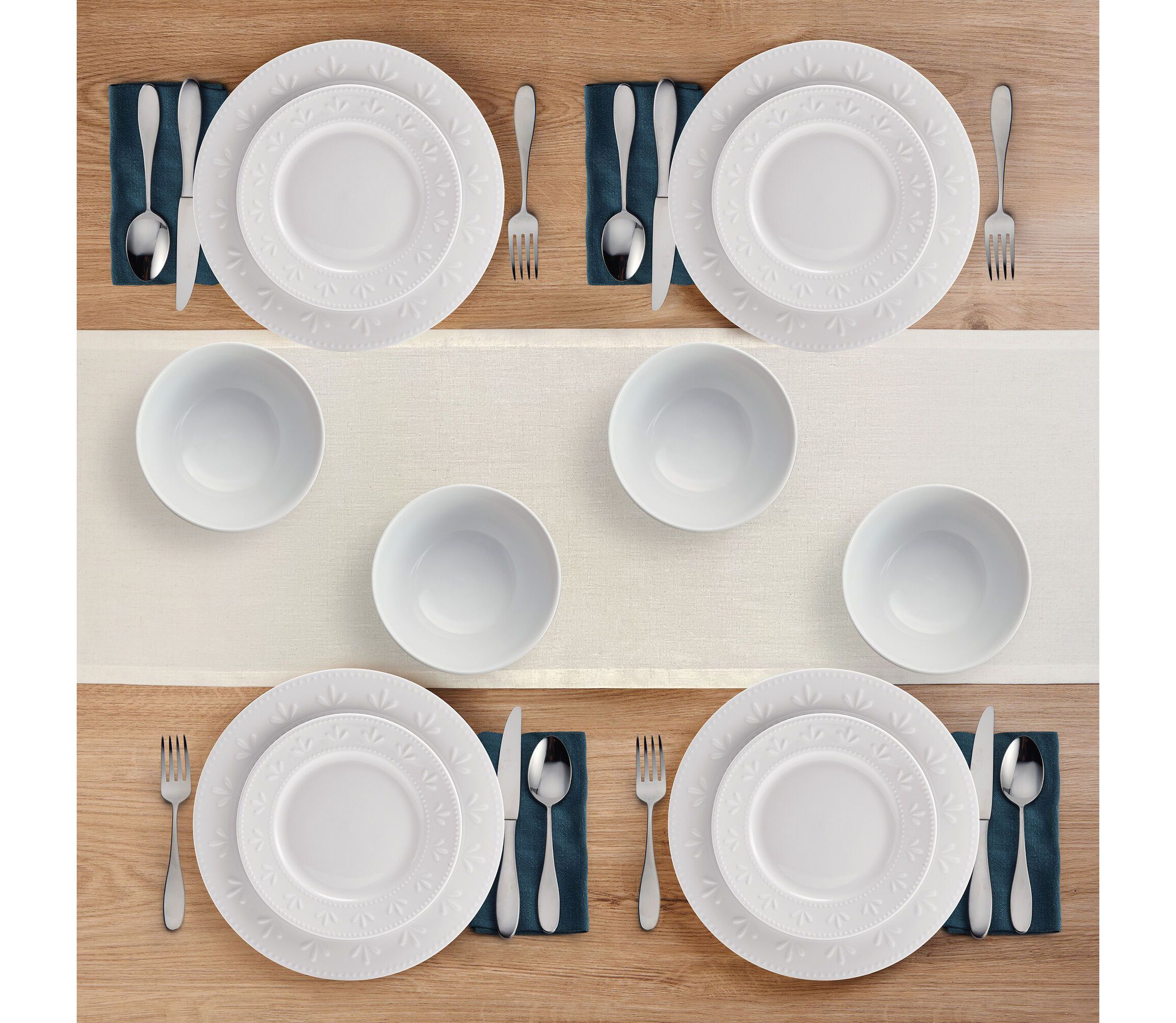 Maddy 12-pc Dinnerware Set, Service for 4