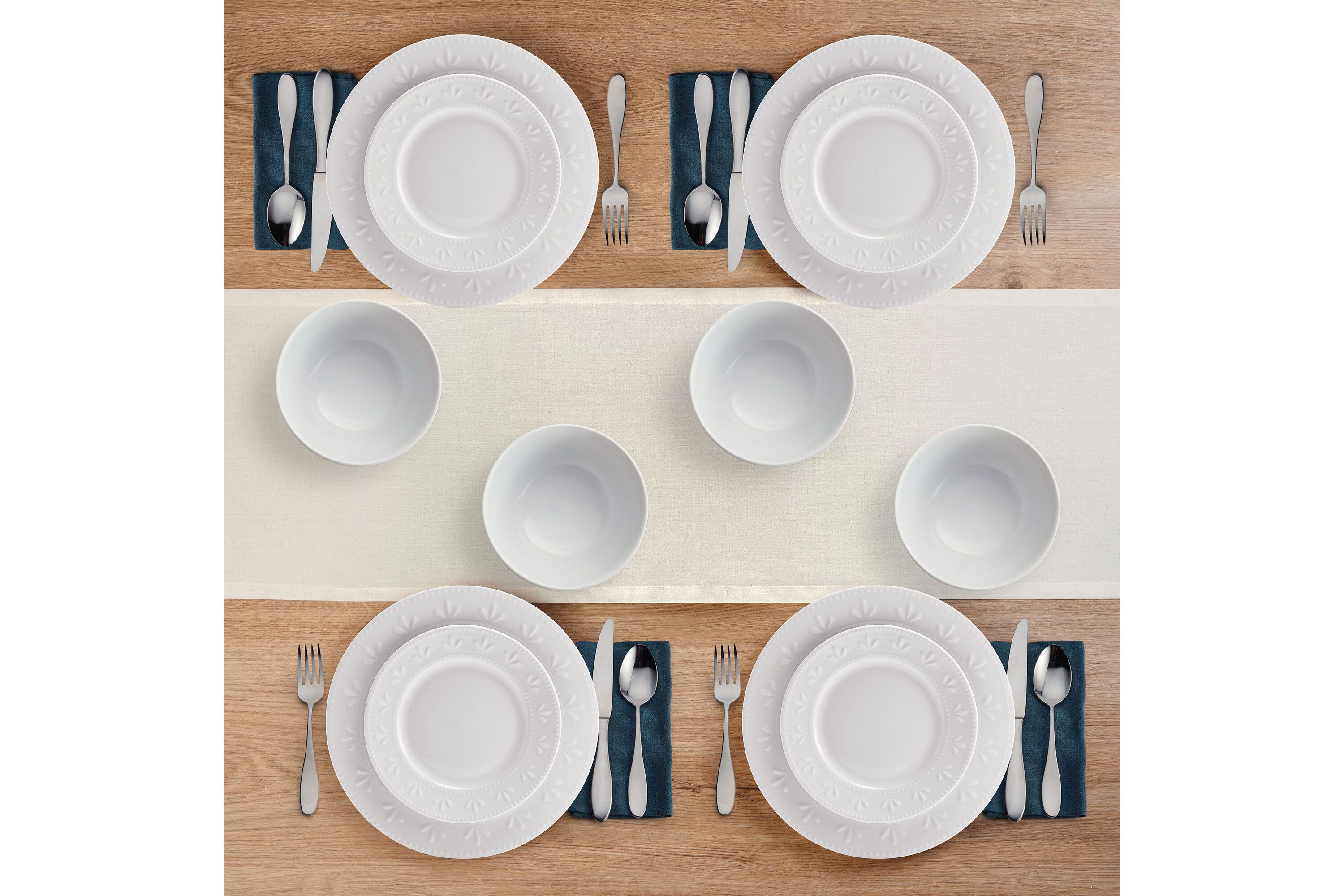 Maddy 12-pc Dinnerware Set, Service for 4