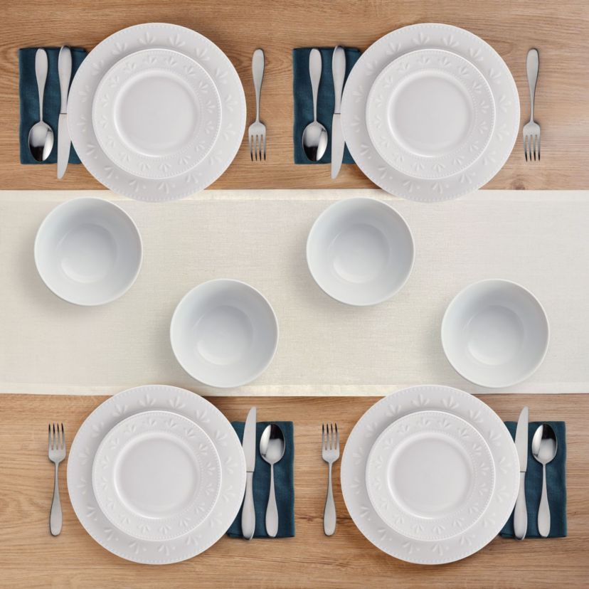 Maddy 12-pc Dinnerware Set, Service for 4