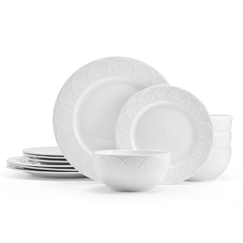 Jules 12-pc Dinnerware Set, Service for 4