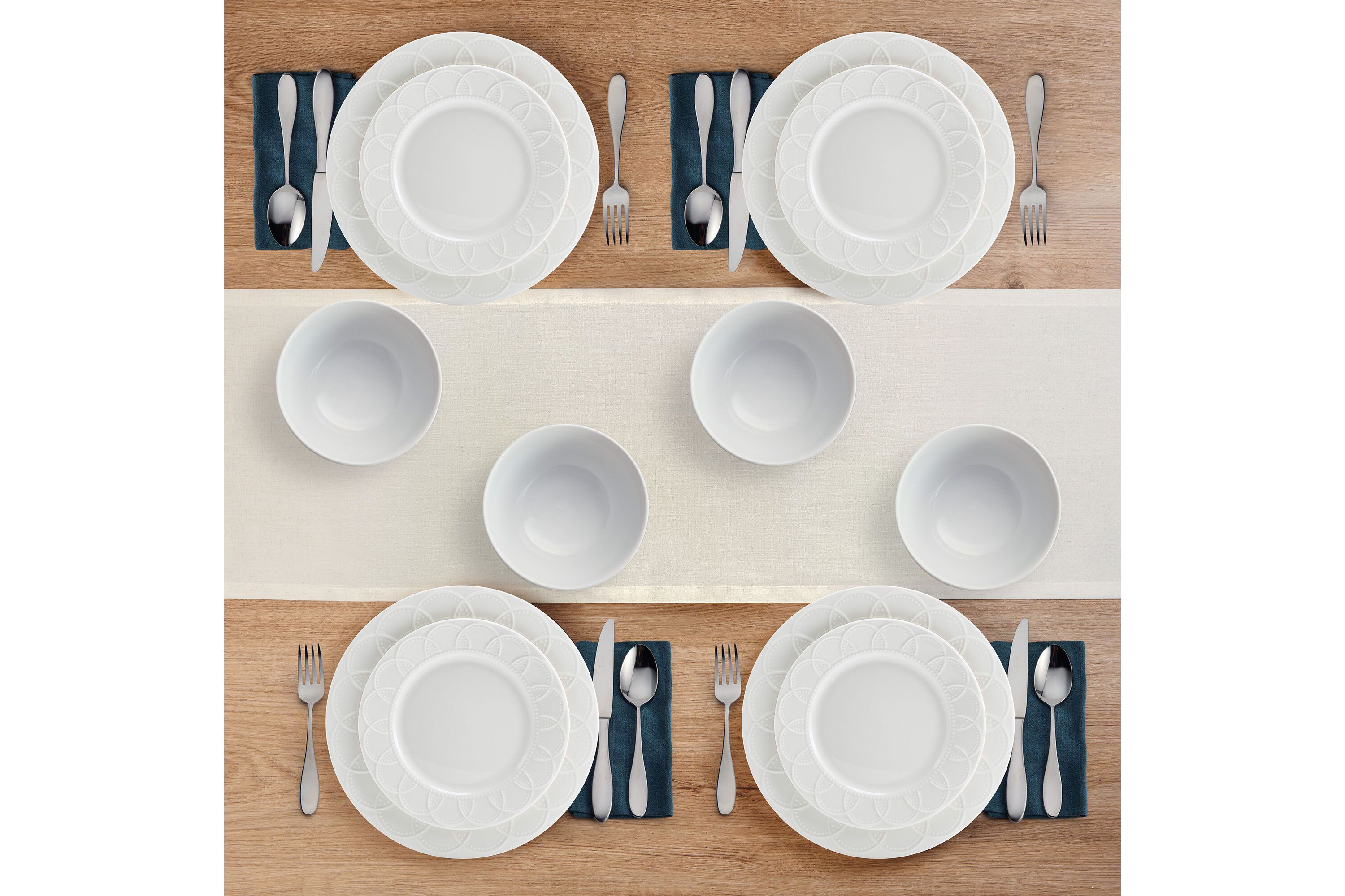 Jules 12-pc Dinnerware Set, Service for 4