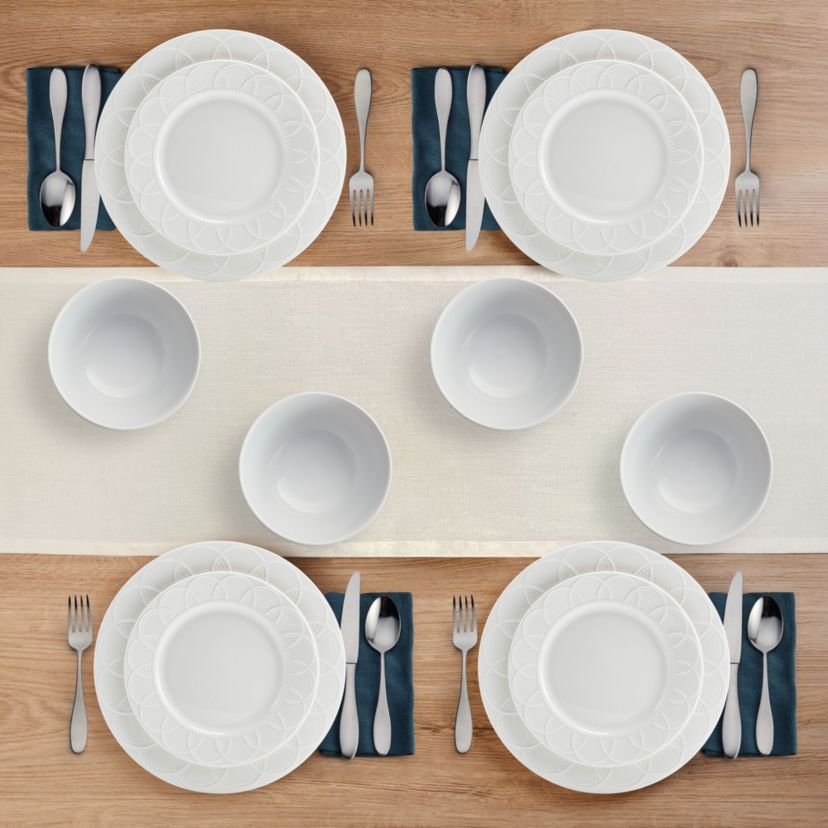 Jules 12-pc Dinnerware Set, Service for 4