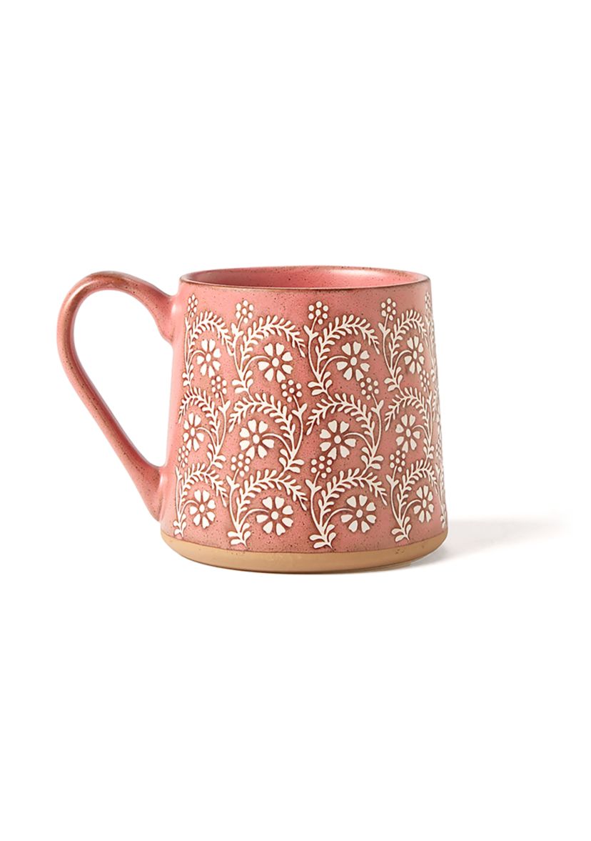 Floral Patterned Ceramic Mug