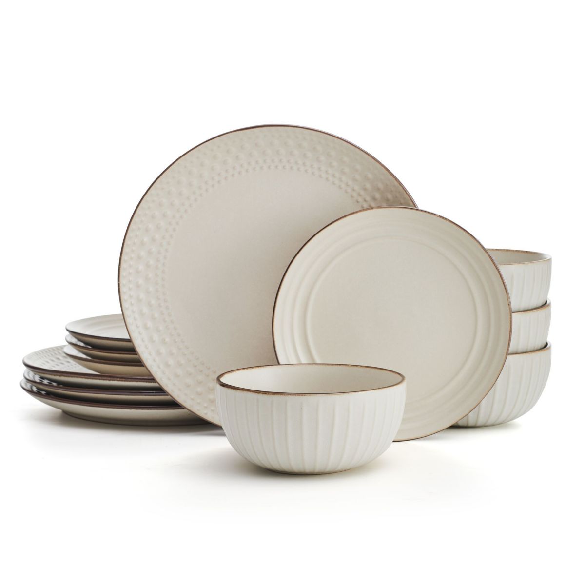 Janelle 12-pc Dinnerware Set, Service for 4