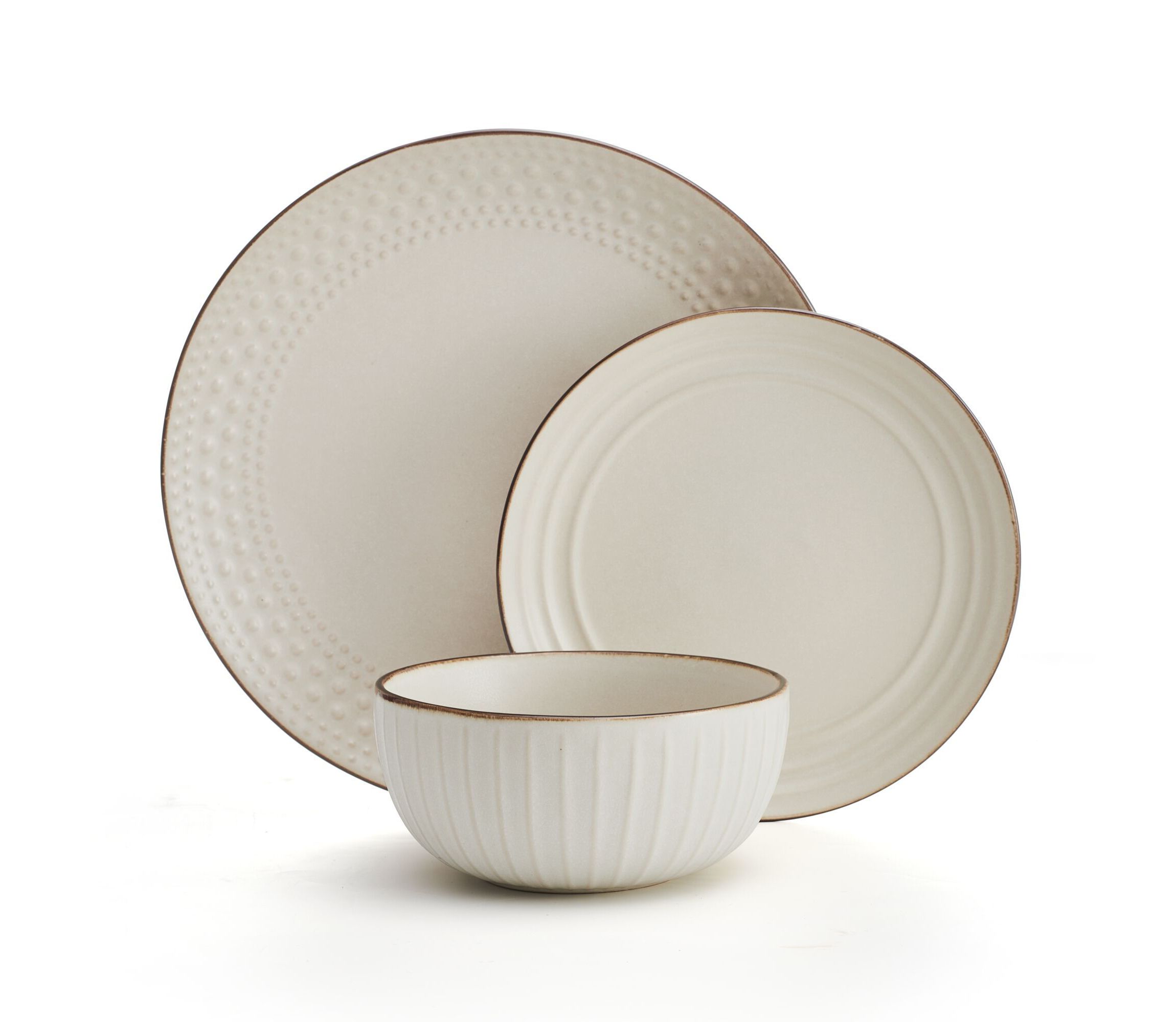 Janelle 12-pc Dinnerware Set, Service for 4