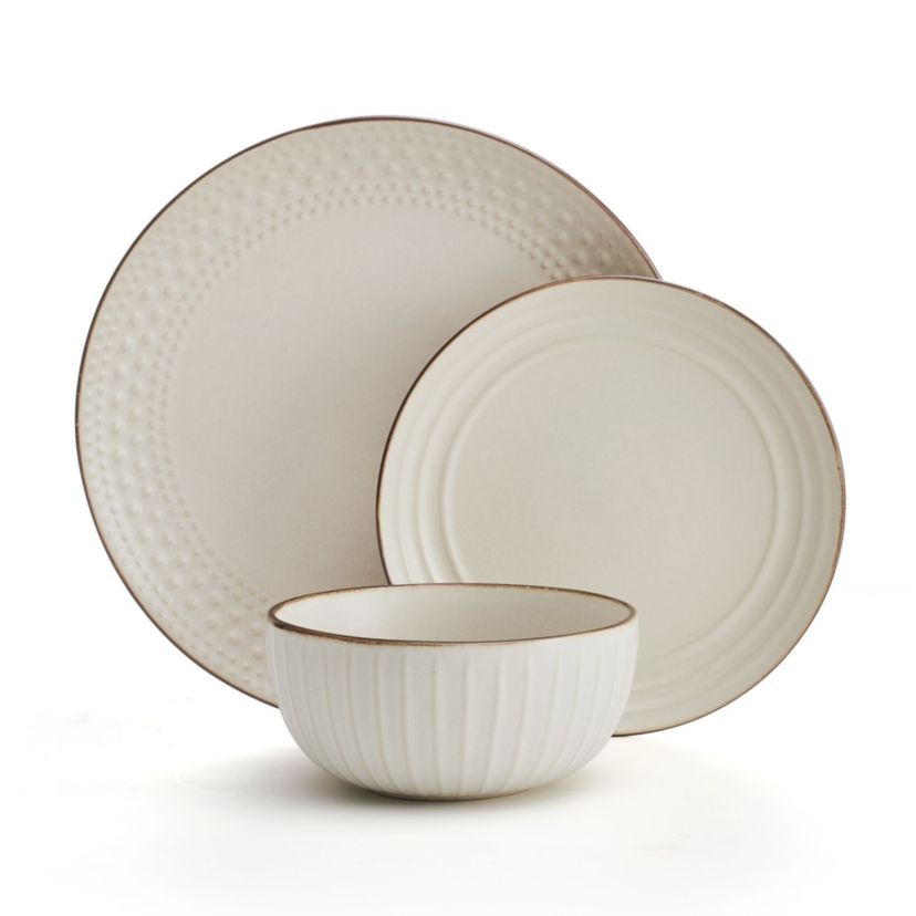 Janelle 12-pc Dinnerware Set, Service for 4