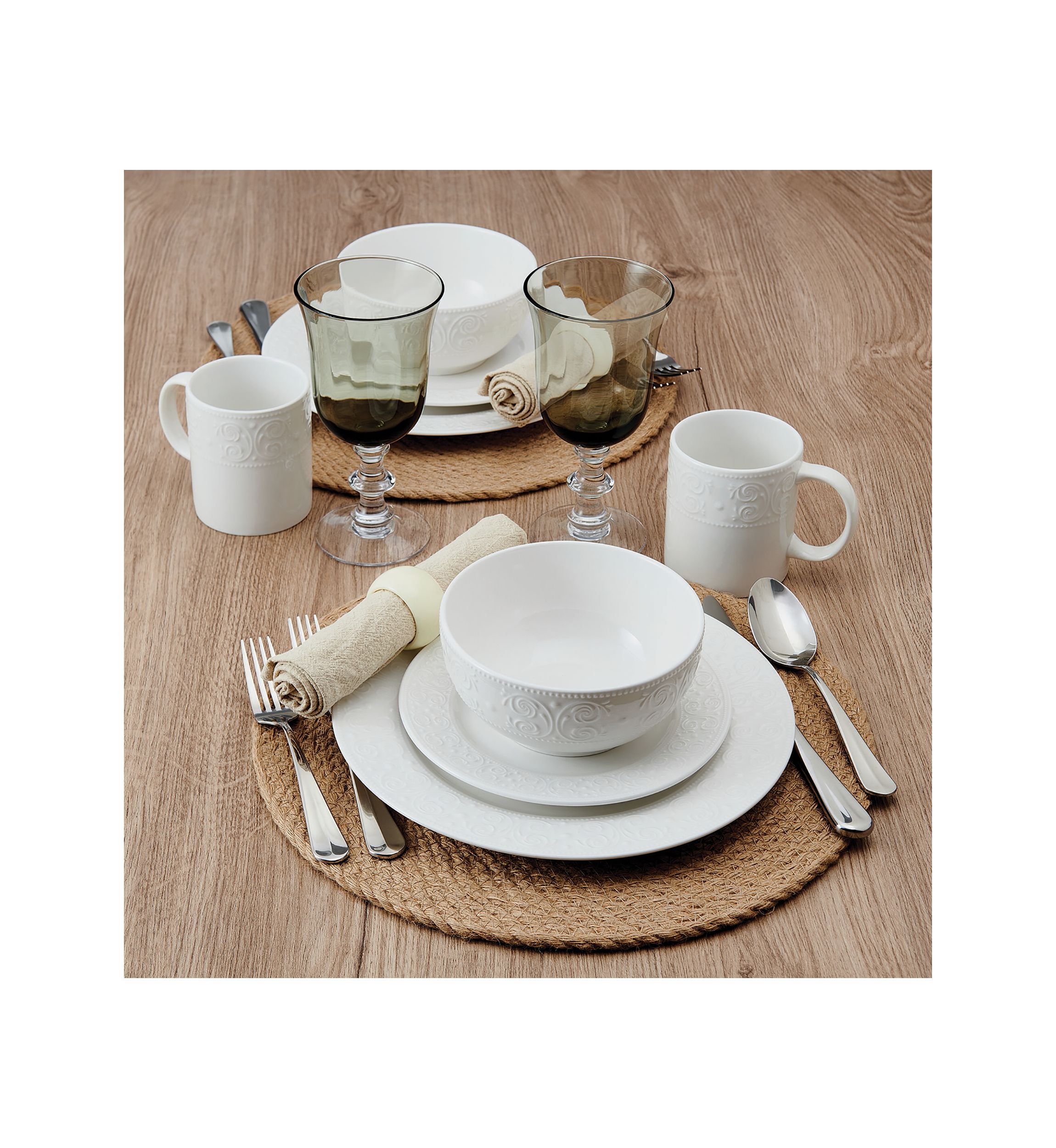 Sophia Delicate Loop Dinnerware Set