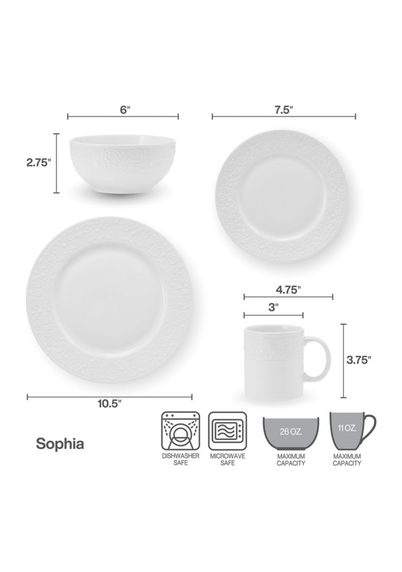 Sophia Delicate Loop Dinnerware Set