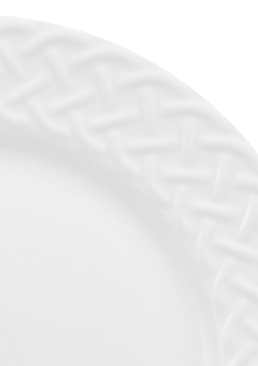 32 Piece Sloan Embossed Braid Dinnerware Set