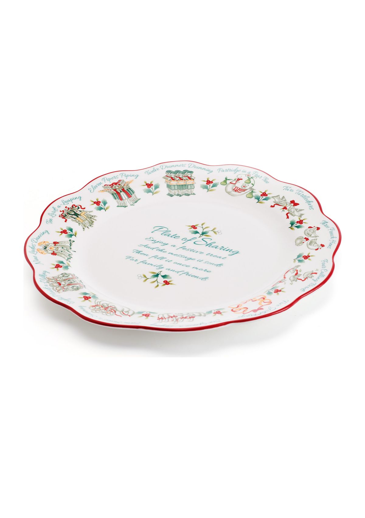 Winterberry 12 Days of Christmas Platter