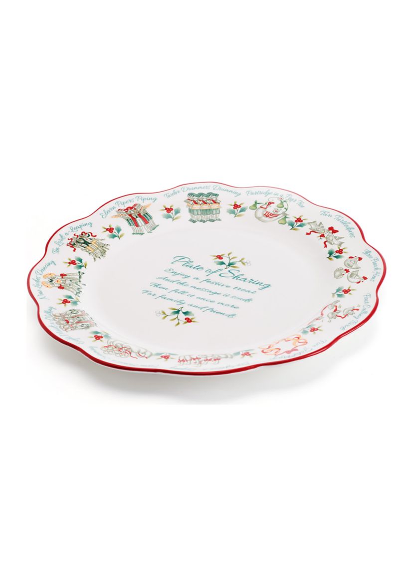 Winterberry 12 Days of Christmas Platter