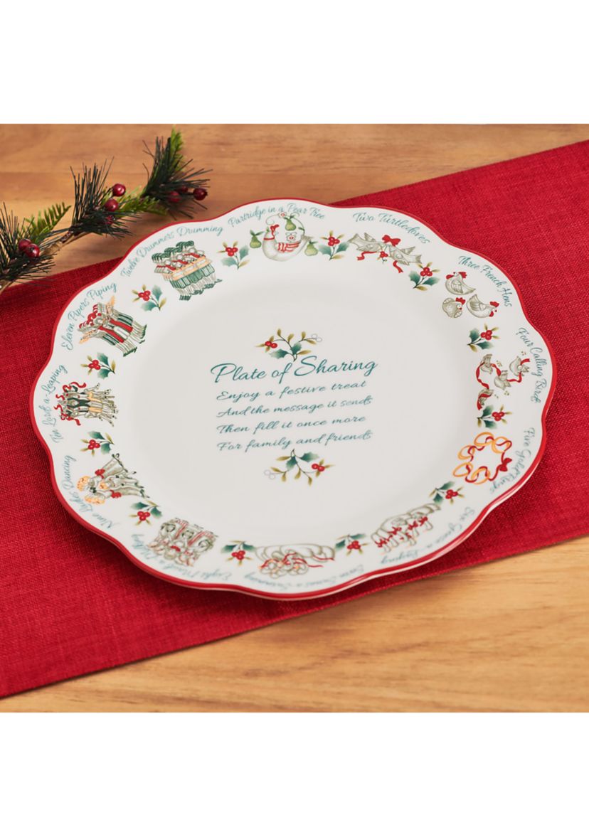 Winterberry 12 Days of Christmas Platter