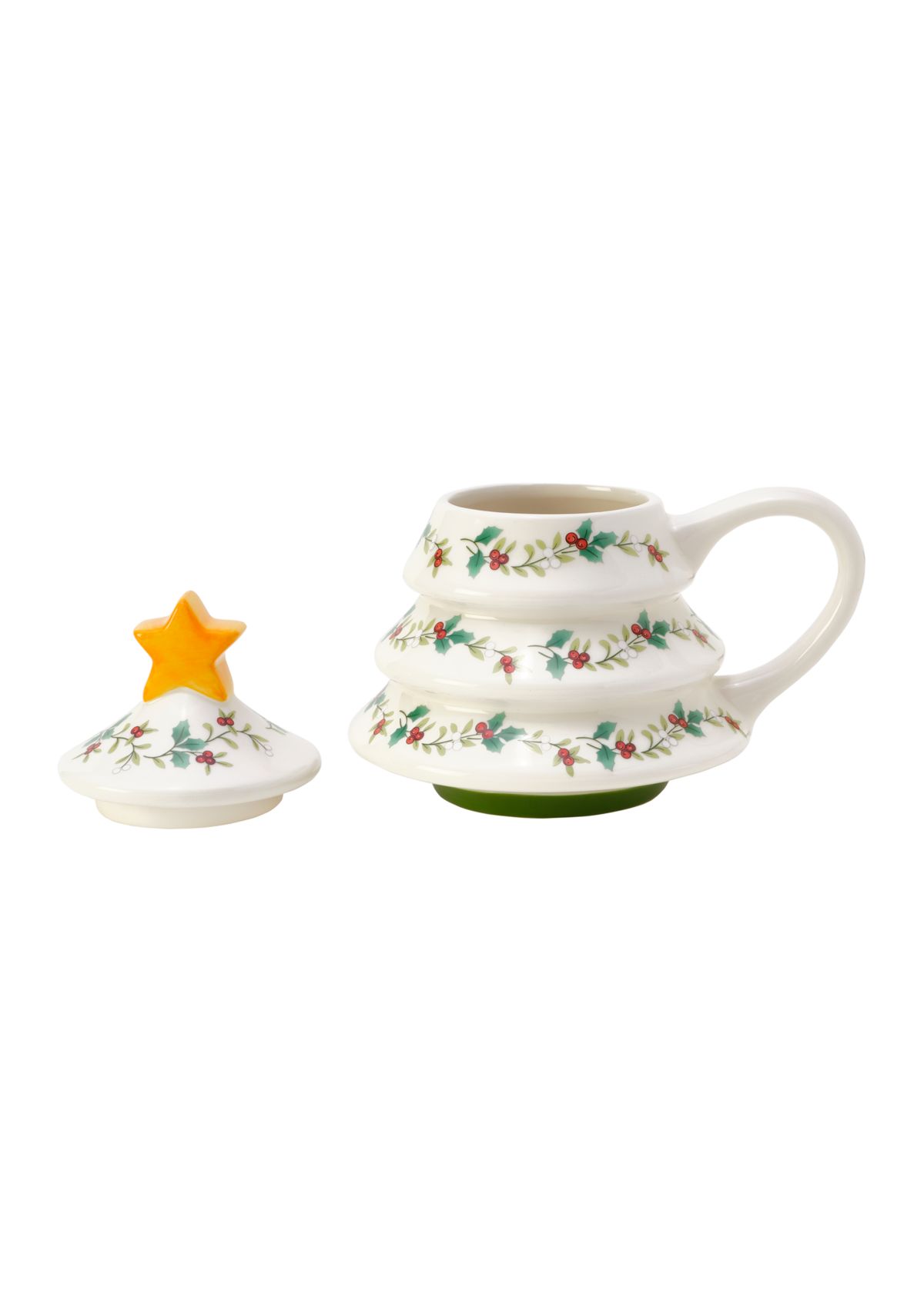 Pfaltzgraff Winterberry Festive Figural Tree Mug
