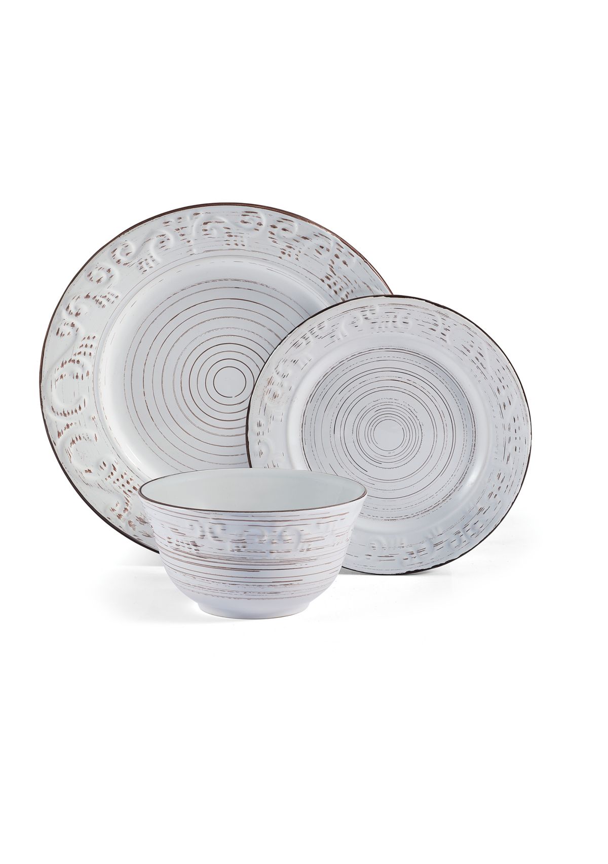 Trellis 12-Piece Dinnerware Set