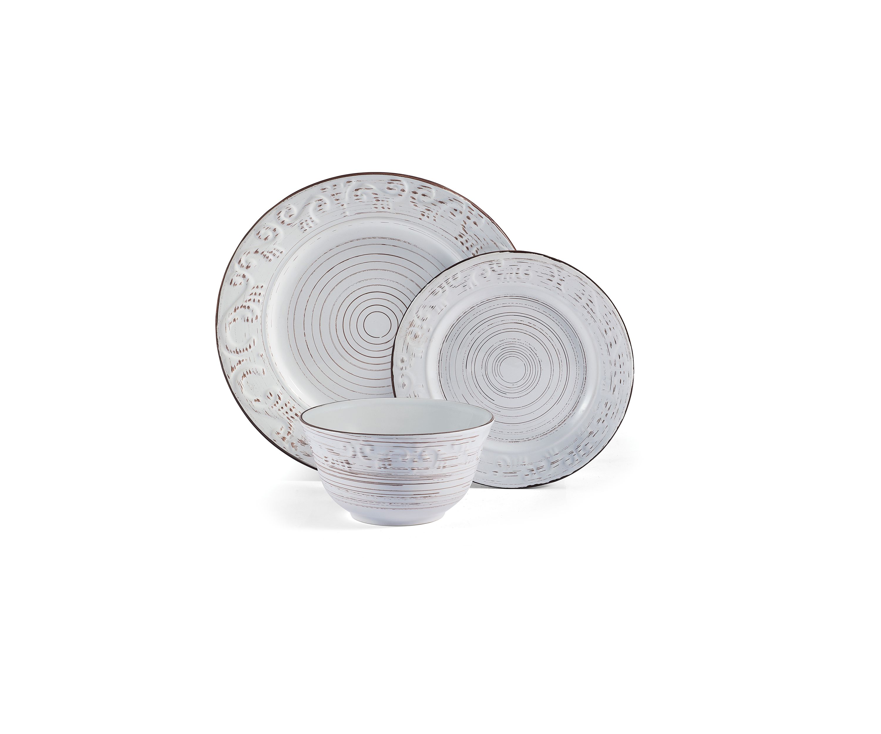 Trellis 12-Piece Dinnerware Set