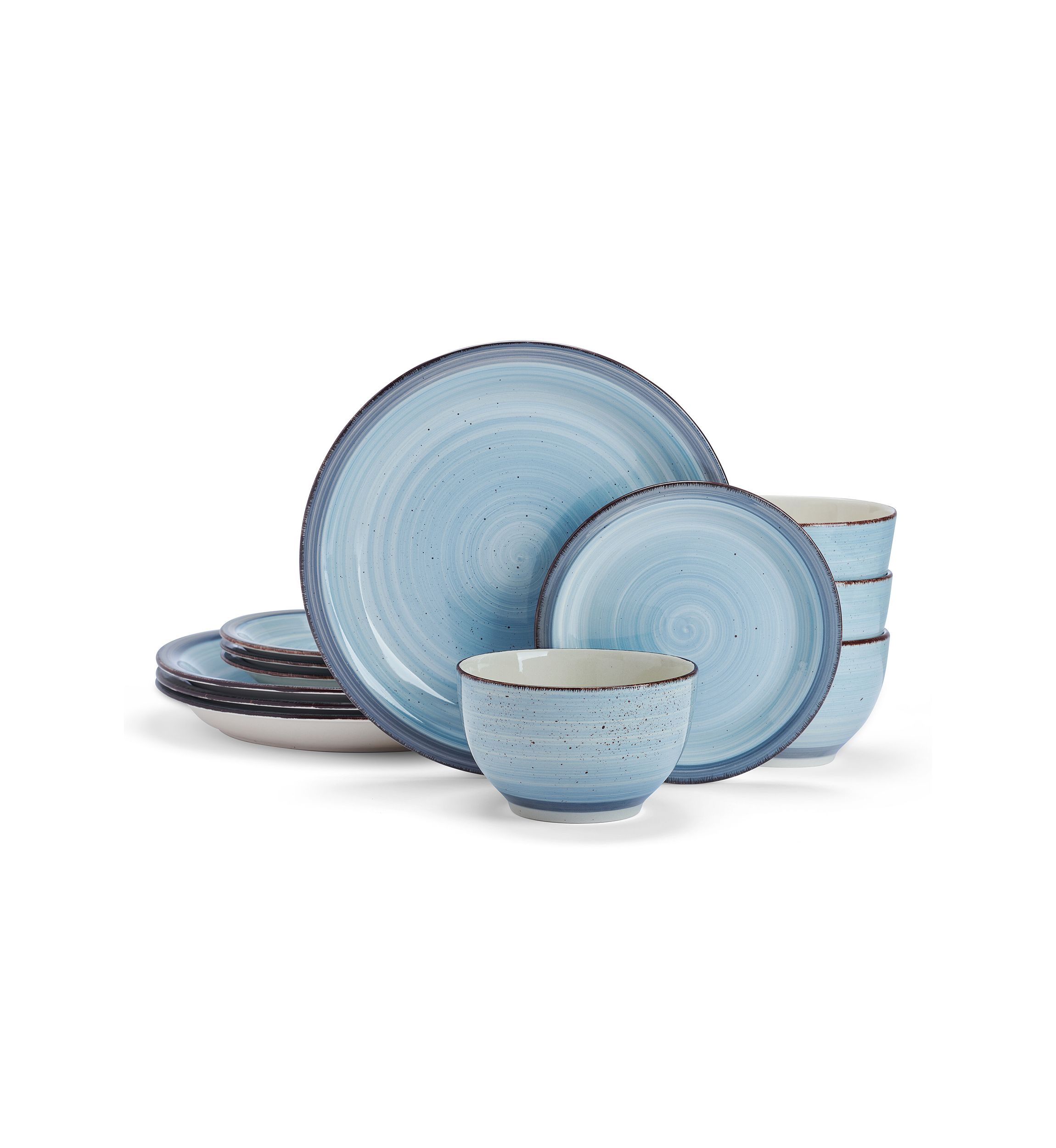 Sadie Blue 12 Piece Dinnerware Set