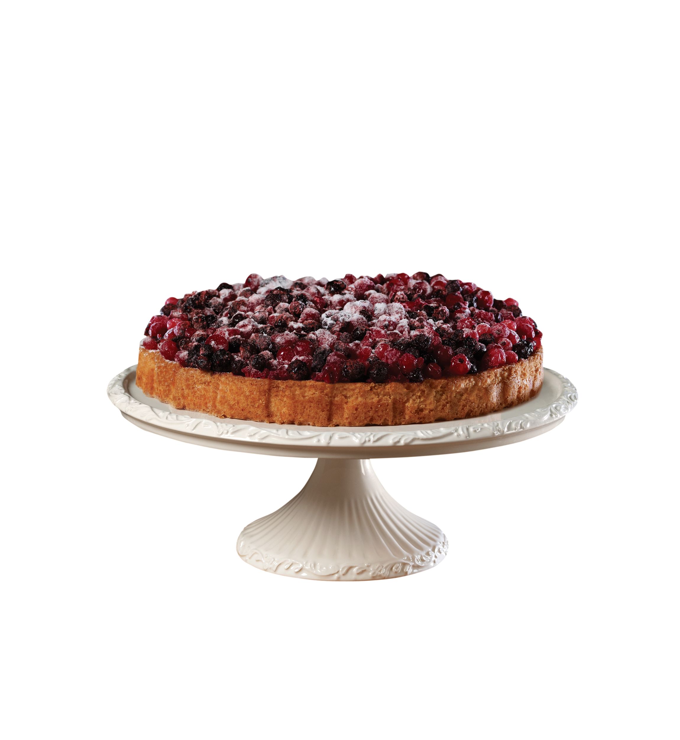 Italian Countryside Footed Cake Plate