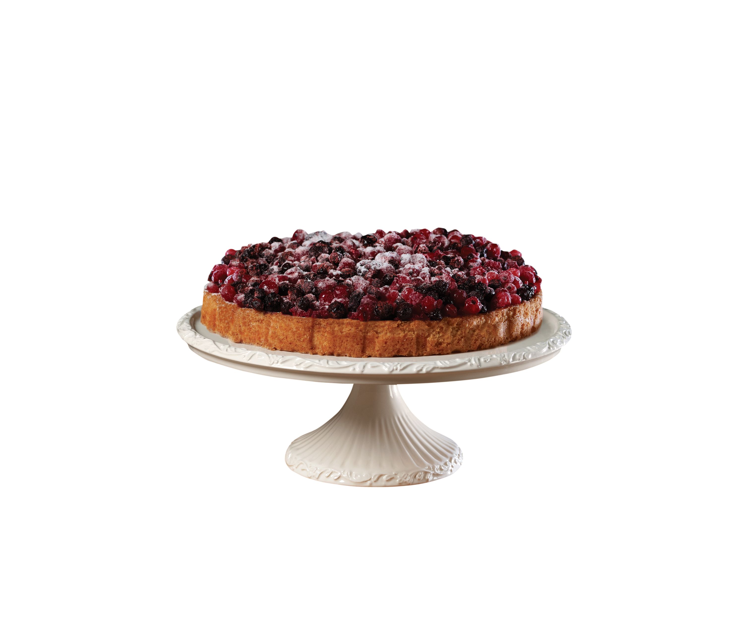 Italian Countryside Footed Cake Plate