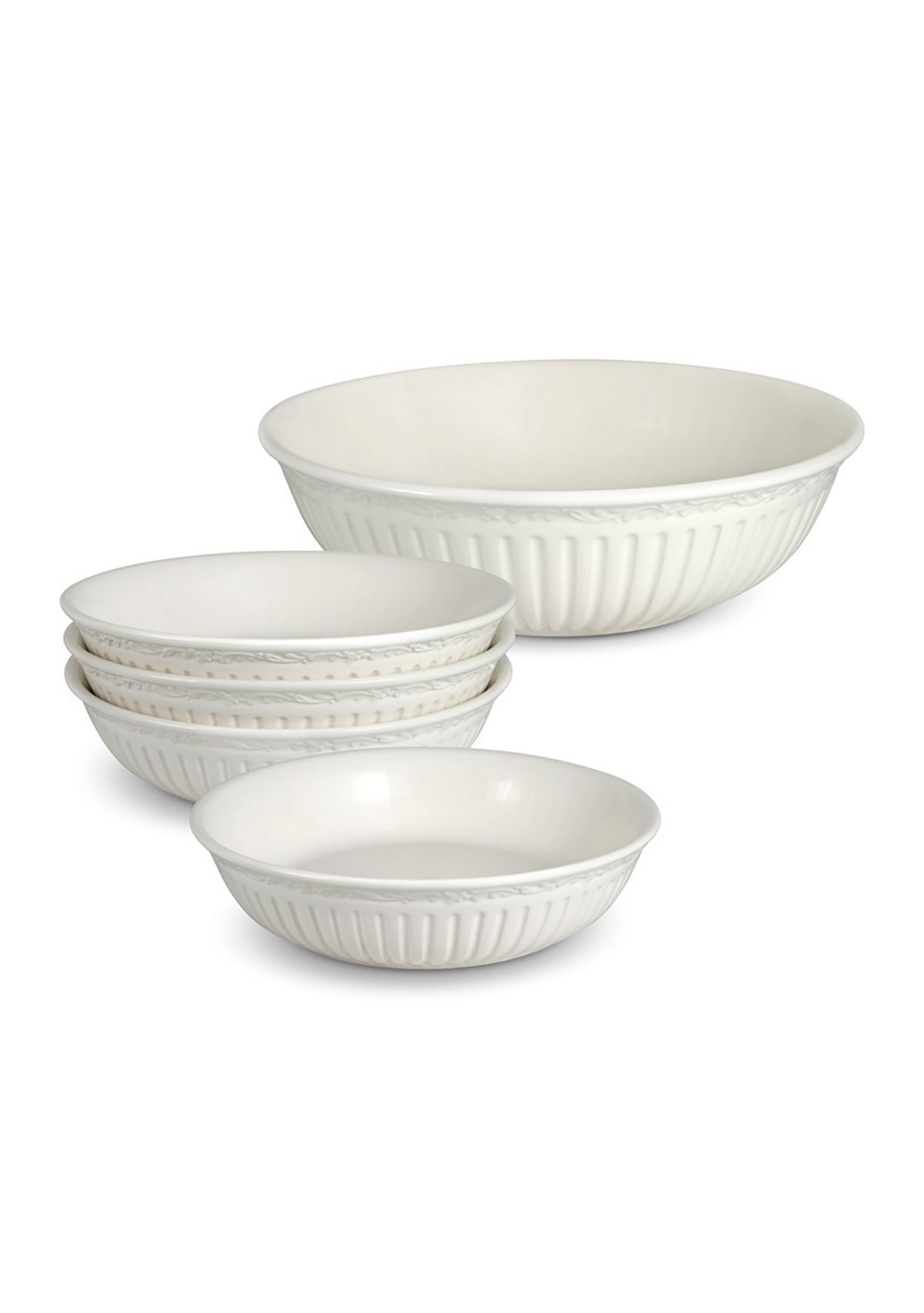 Italian Countryside 5-Piece Pasta Bowl Set