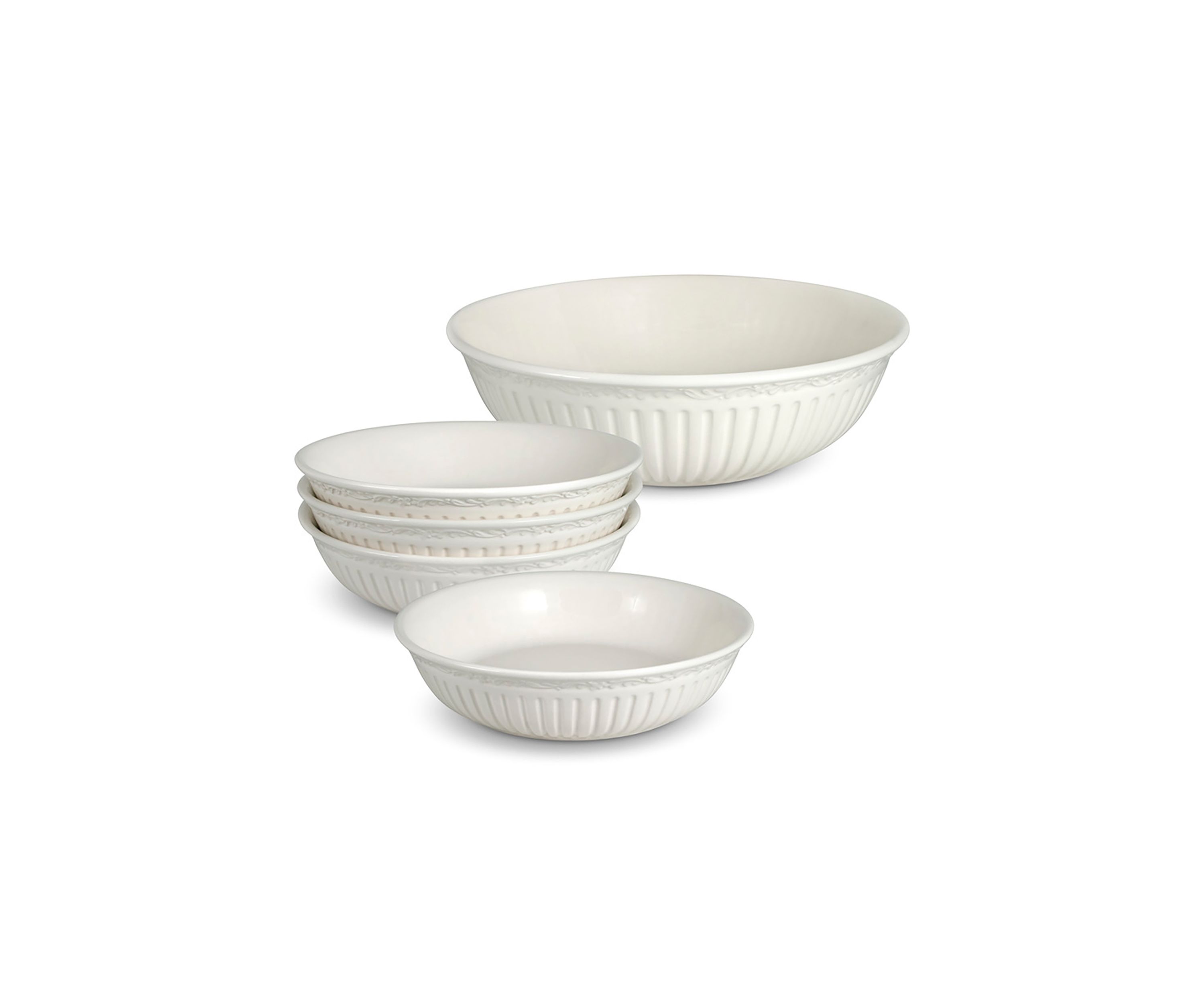 Italian Countryside 5-Piece Pasta Bowl Set