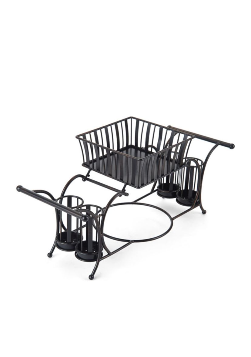  Band and Stripe Buffet Caddy 