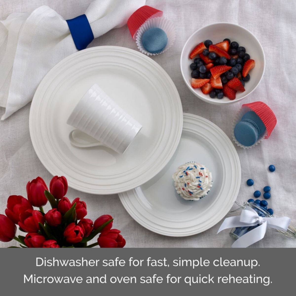 Ciara 16 Piece Dinnerware Set, Service for 4