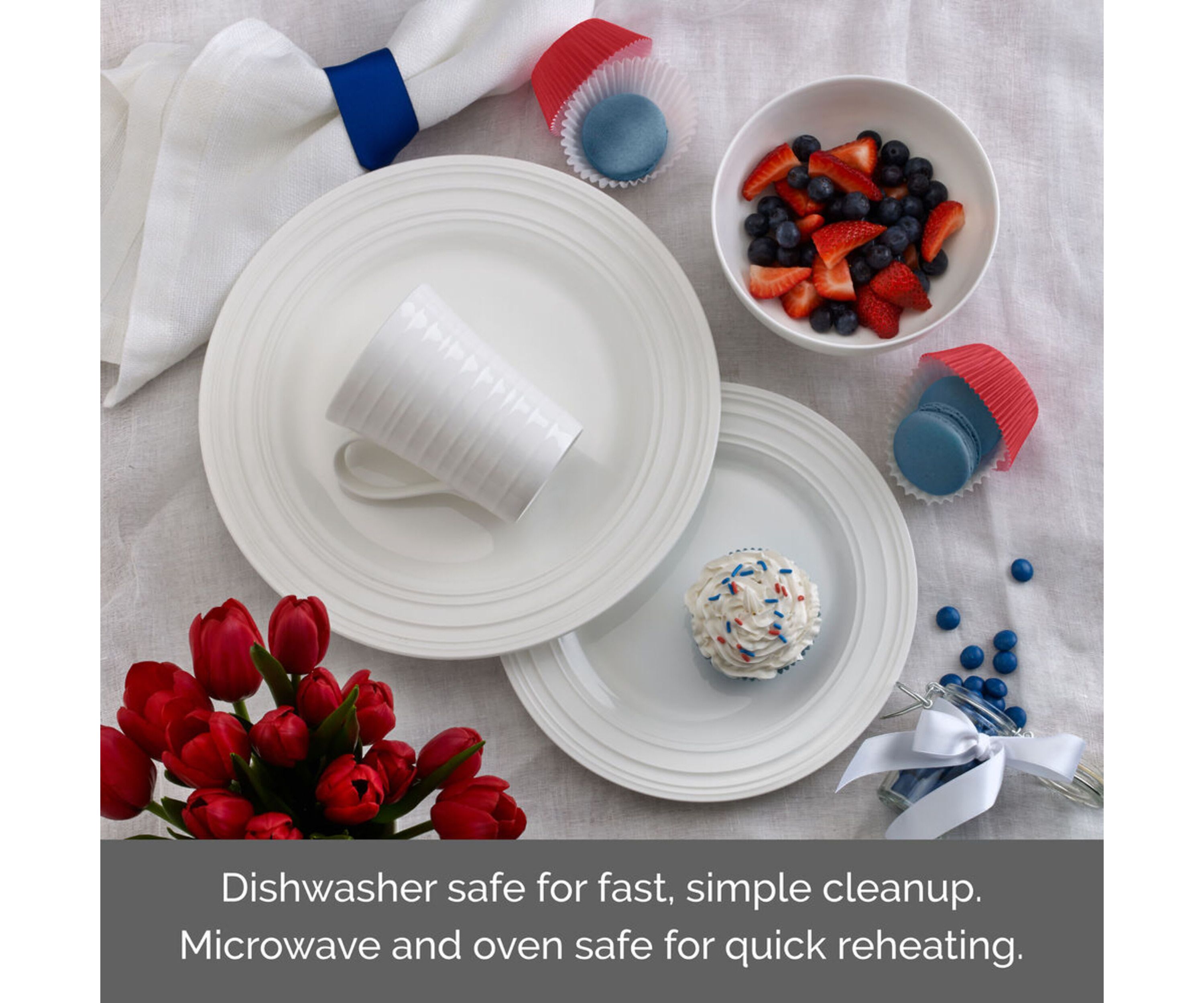 Ciara 16 Piece Dinnerware Set, Service for 4