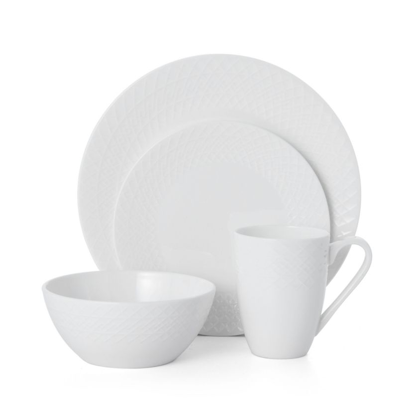 Jenna 16 Piece Dinnerware Set, ServiceFor 4
