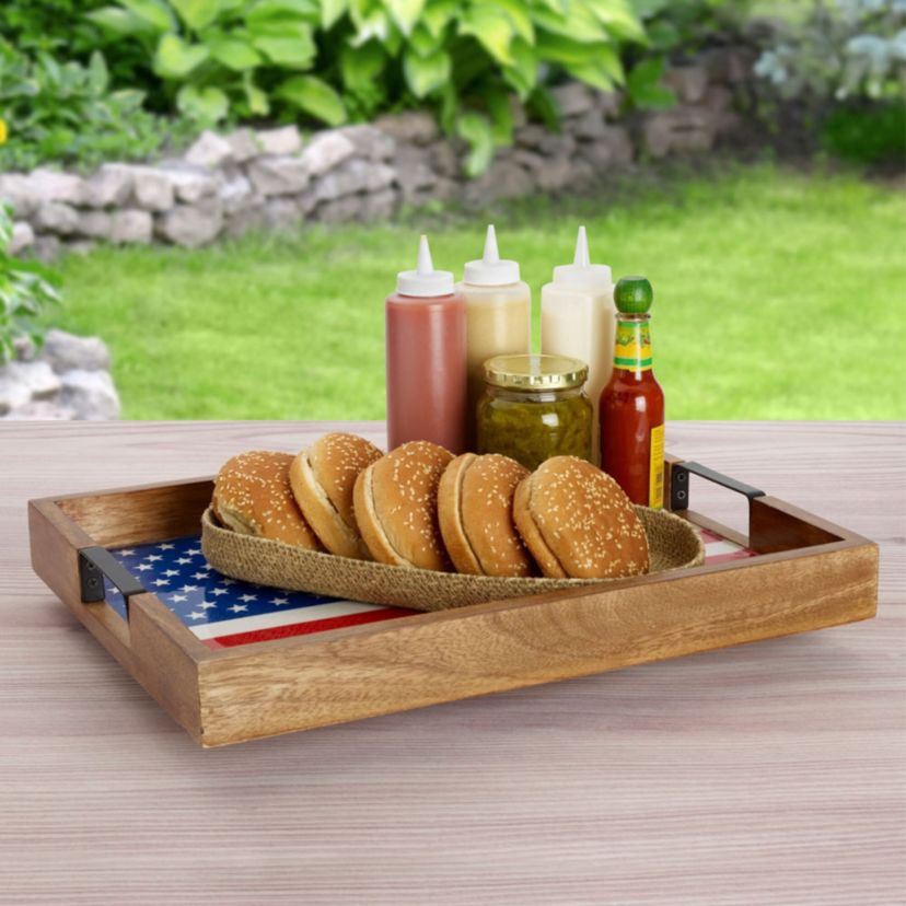 Rectangular Flag Lazy Susan