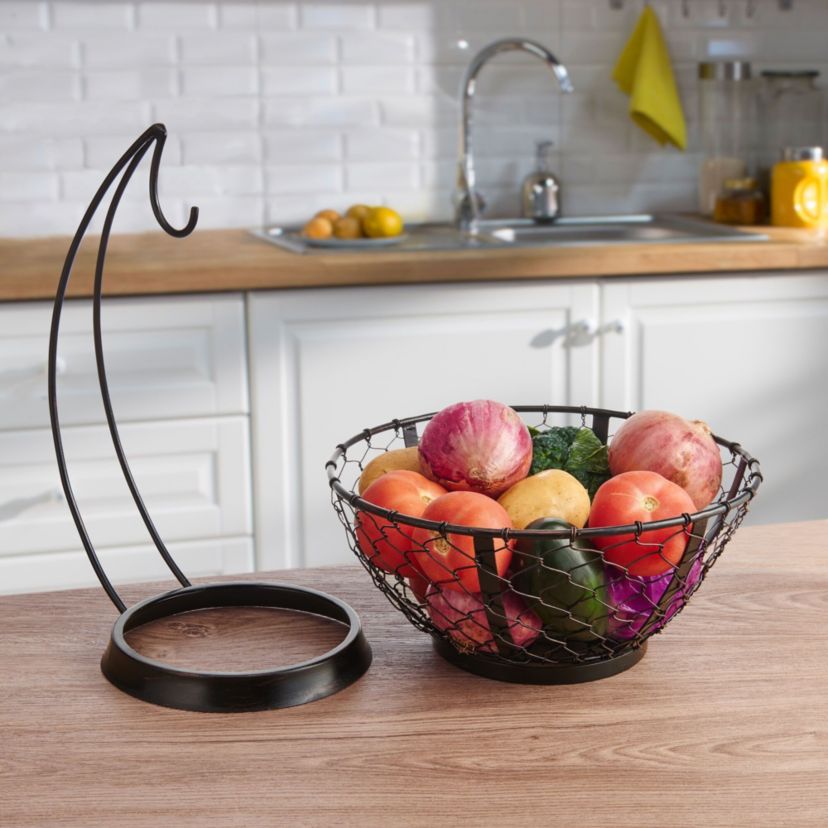 Farmers Market Fruit Basket with Banana Hook
