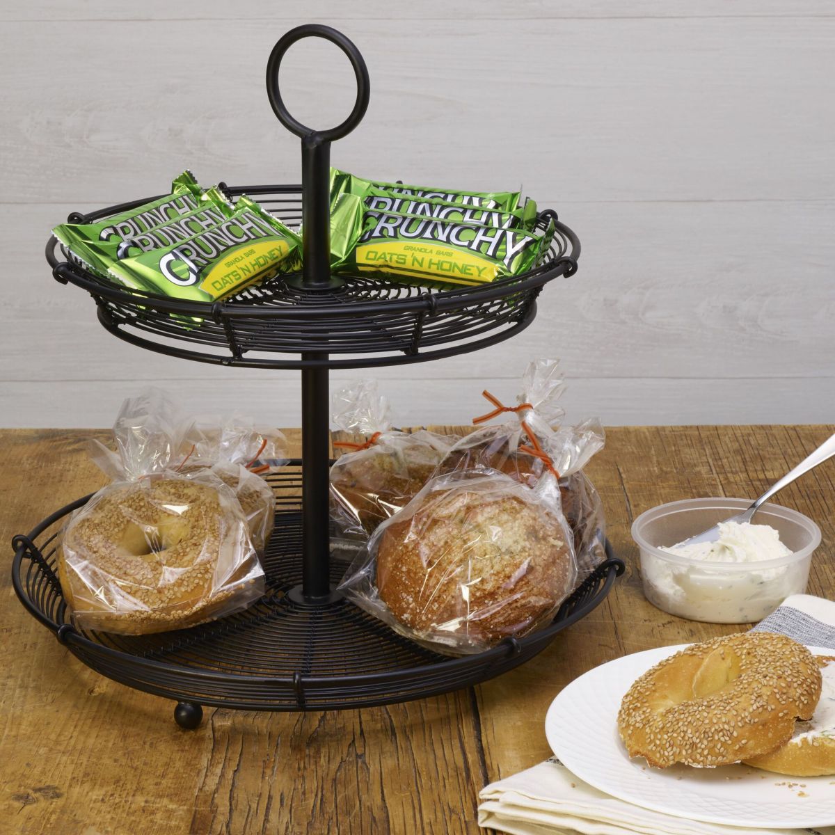 Tulsa 3-Tier Adjustable Pastry Stand