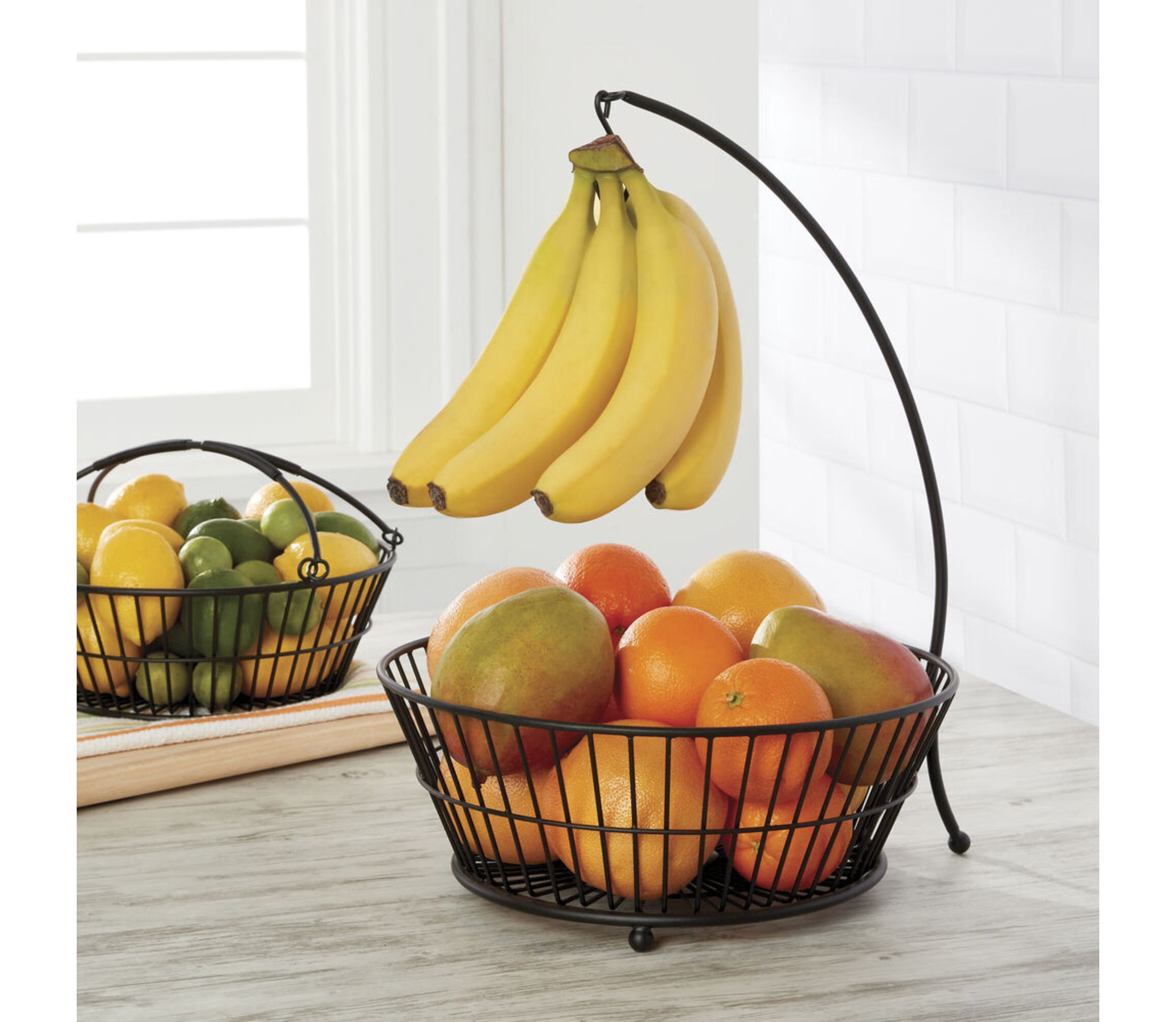 Tully 2-Tier Basket with Banana Hook