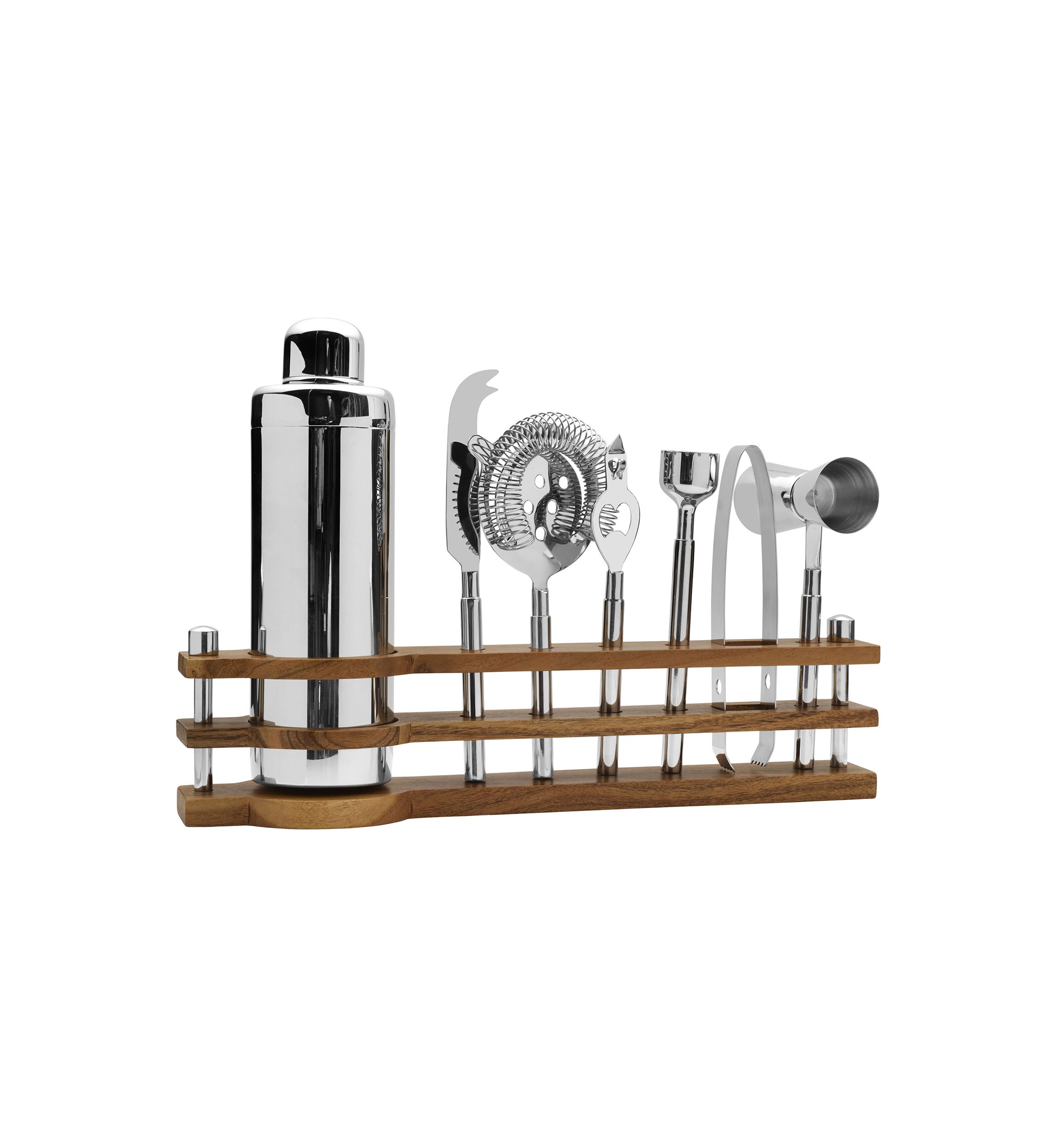Bliss Bar Tool Set with Wooden Stand