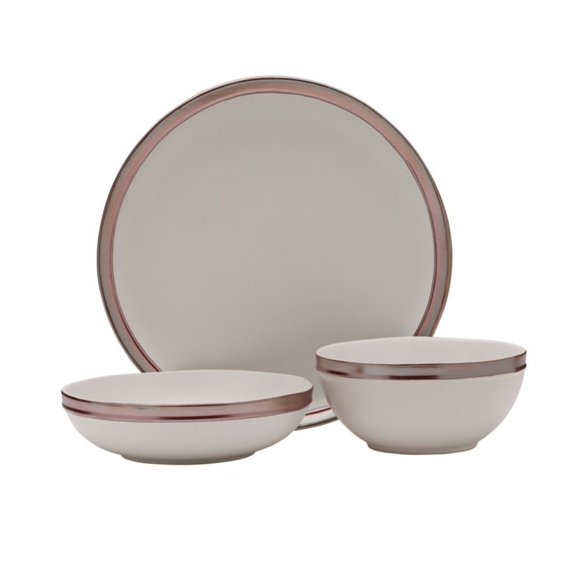 Miller 12 Piece Dinnerware Set, Service for 4, White
