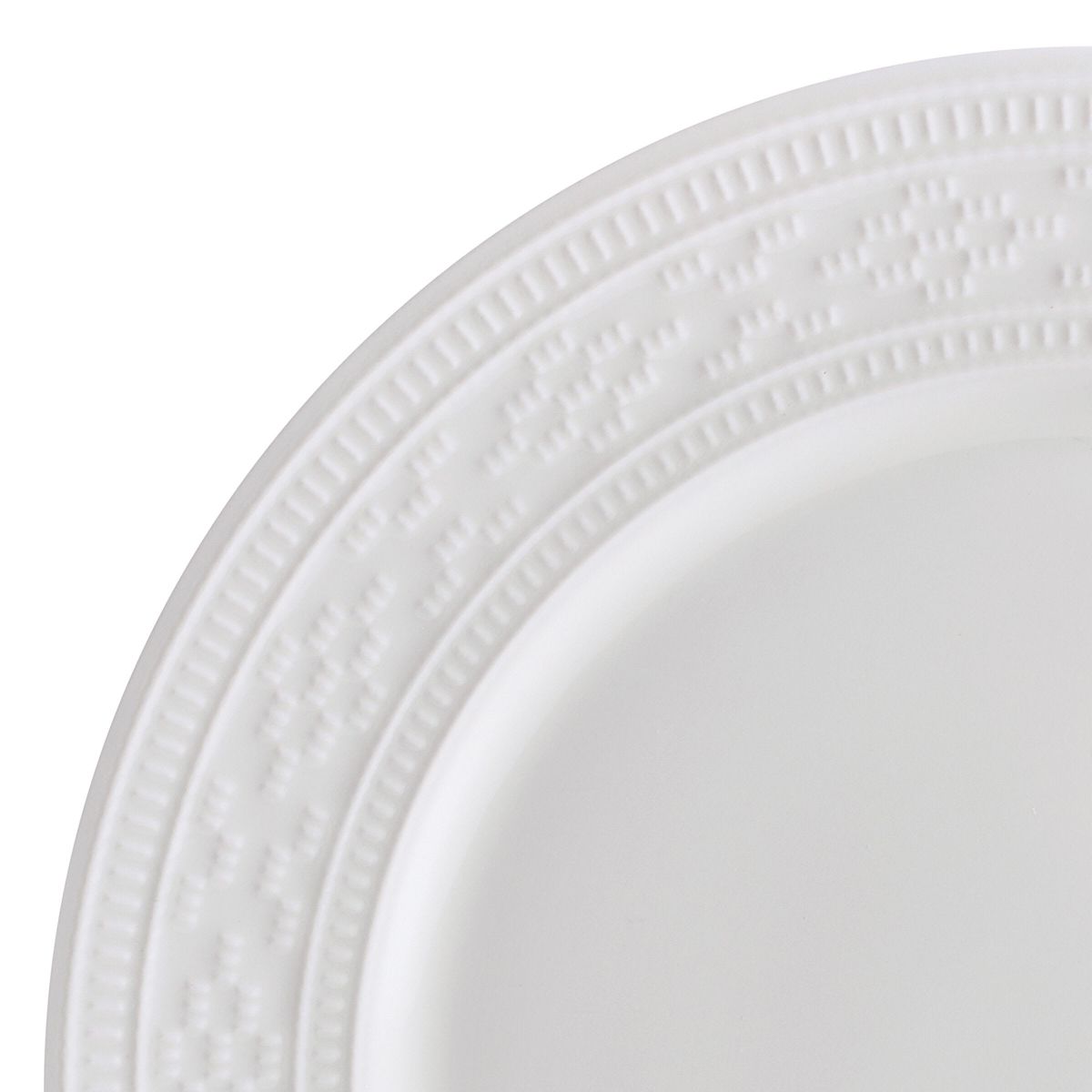 Haven Bone China 12 Piece Dinnerware Set, Service for 4 White