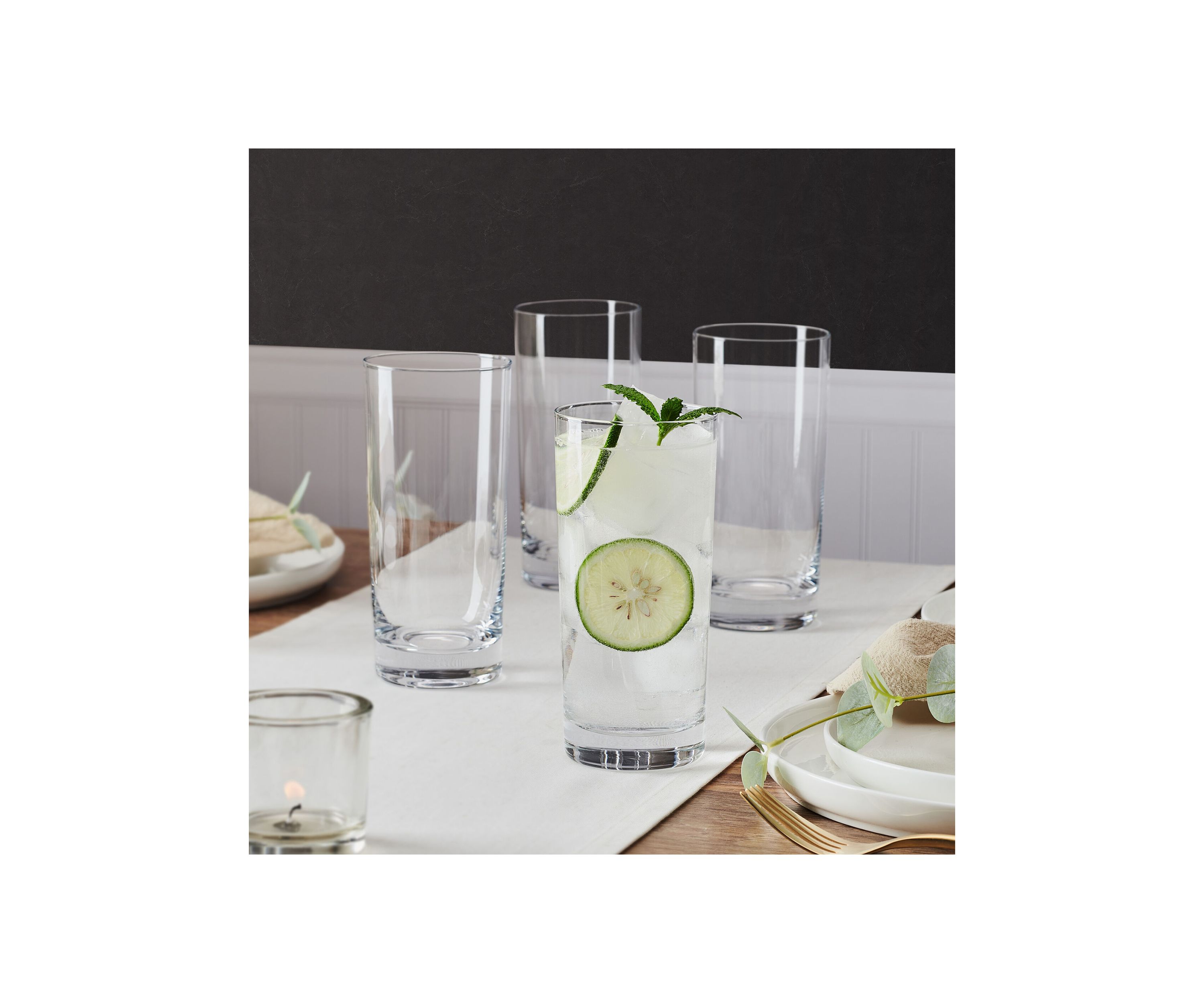 Set of 4 Lana 16oz Highball Glass