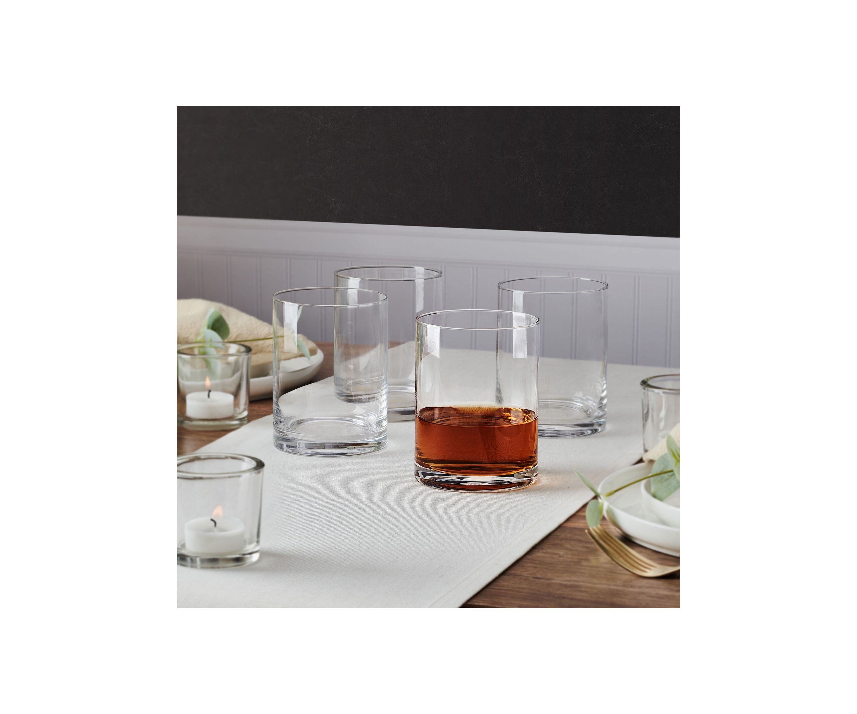 Set of 4 Lana 17 Oz Double Old Fashion Glass